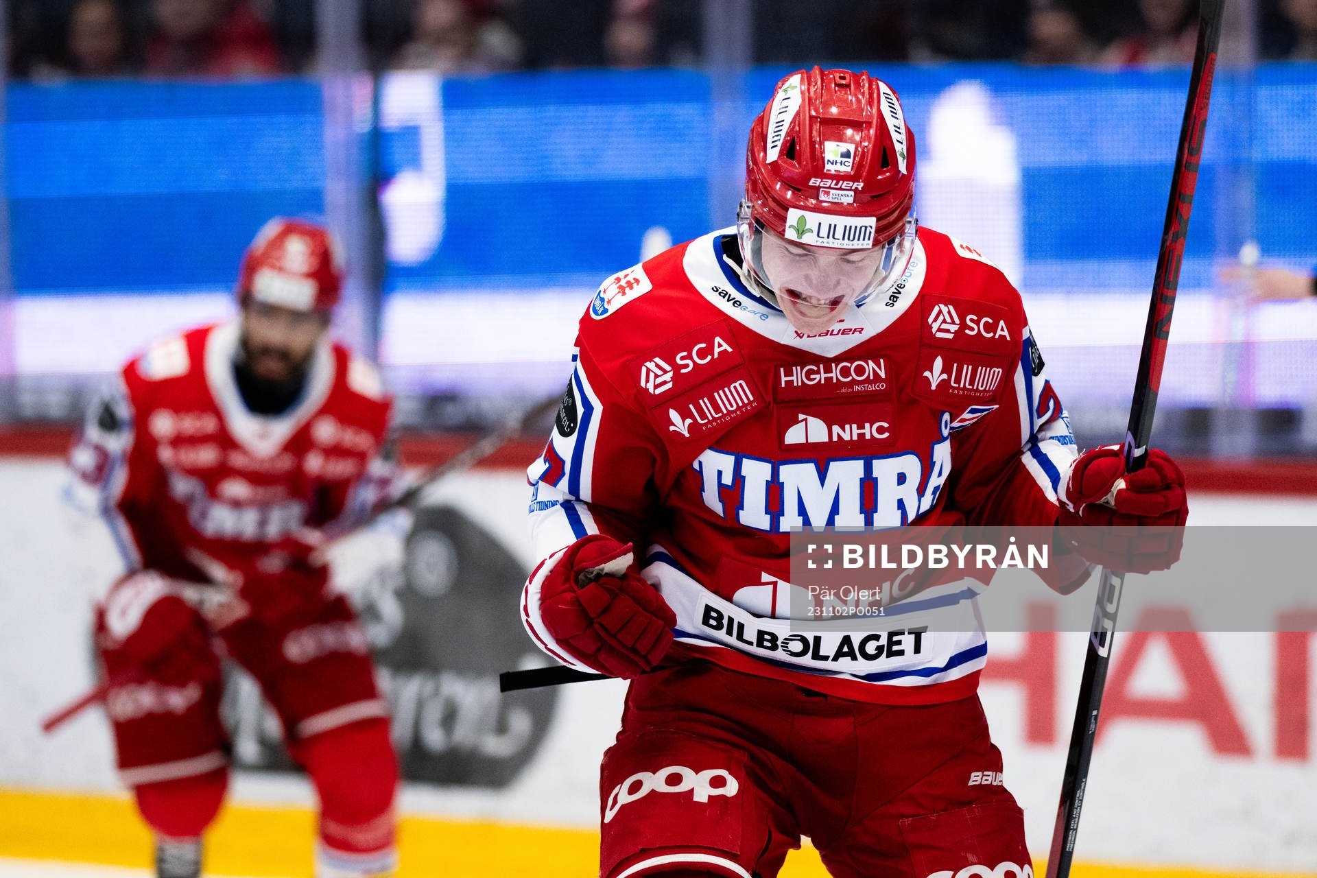 Timrås Oliver Johansson jublar