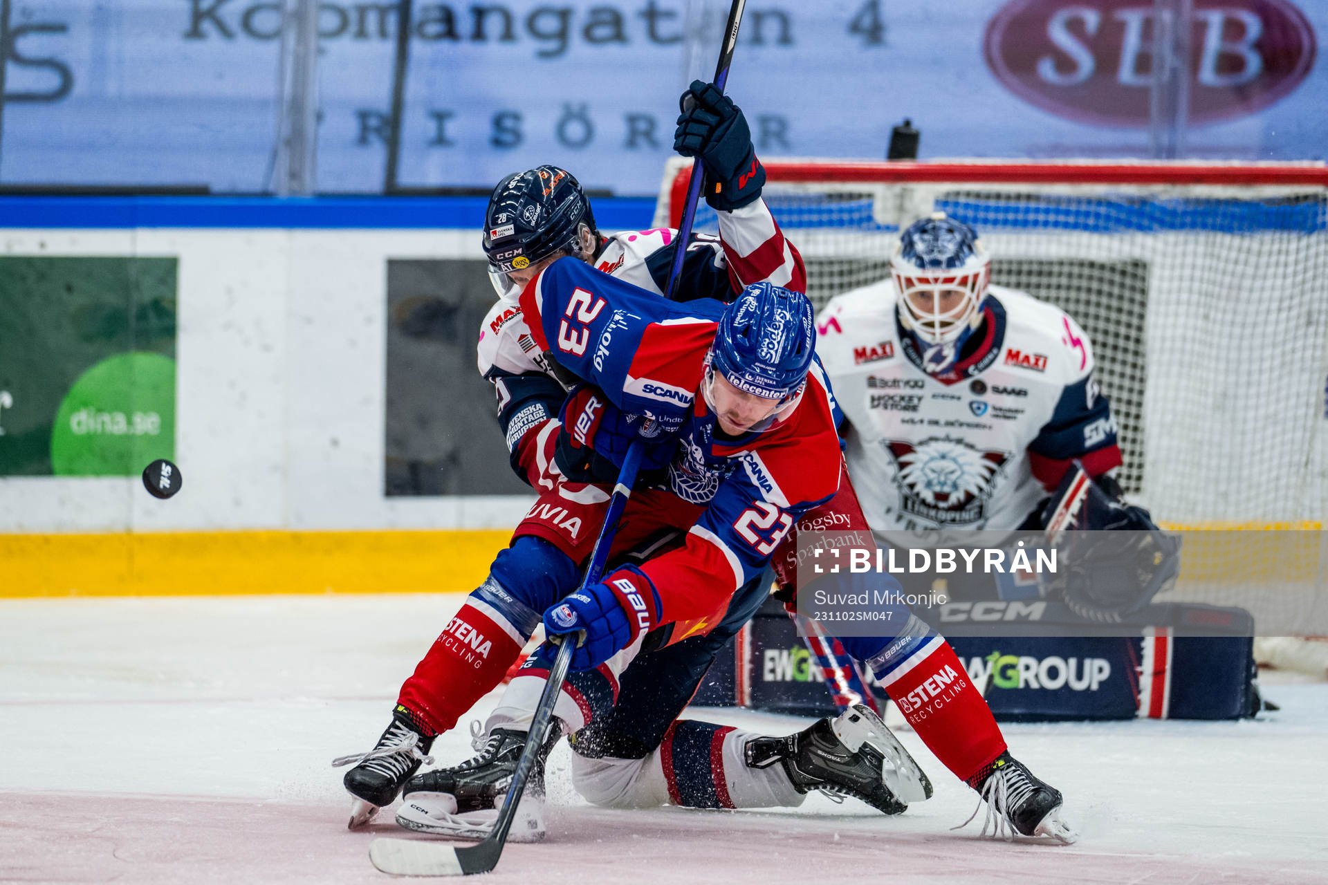 Linköping HCs John Nyberg och IK Oskarshamns Gustaf