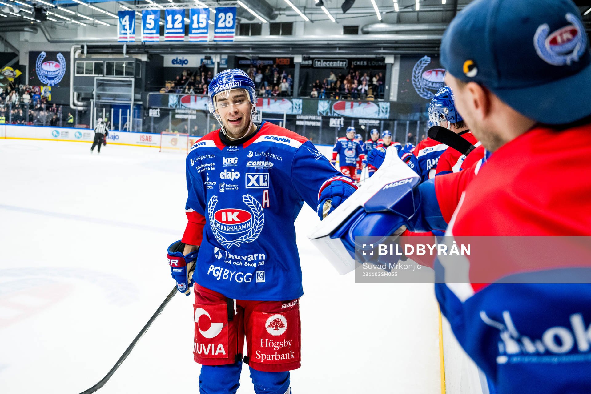 Oskarshamns Ahti Oksanen jublar