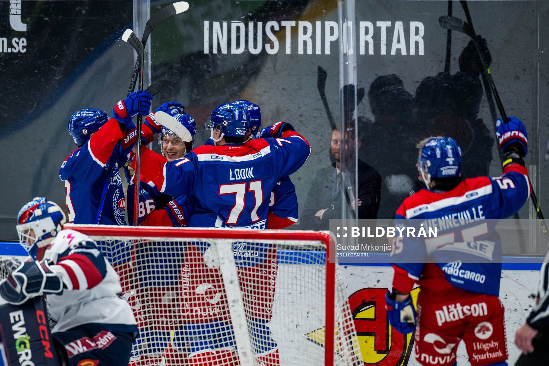 IK Oskarshamns Ahti Oksanen jublar