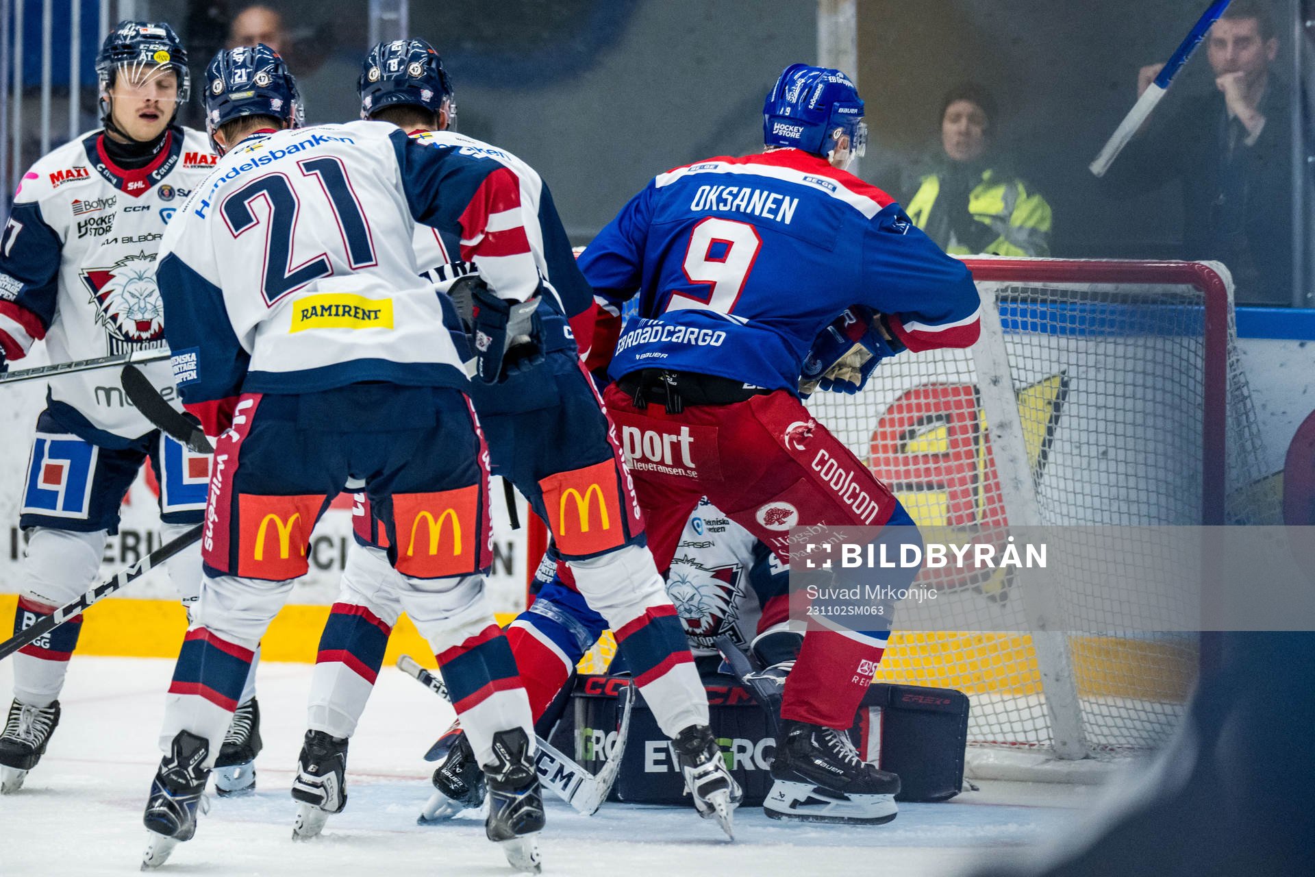 IK Oskarshamns Ahti Oksanen gör 4-2