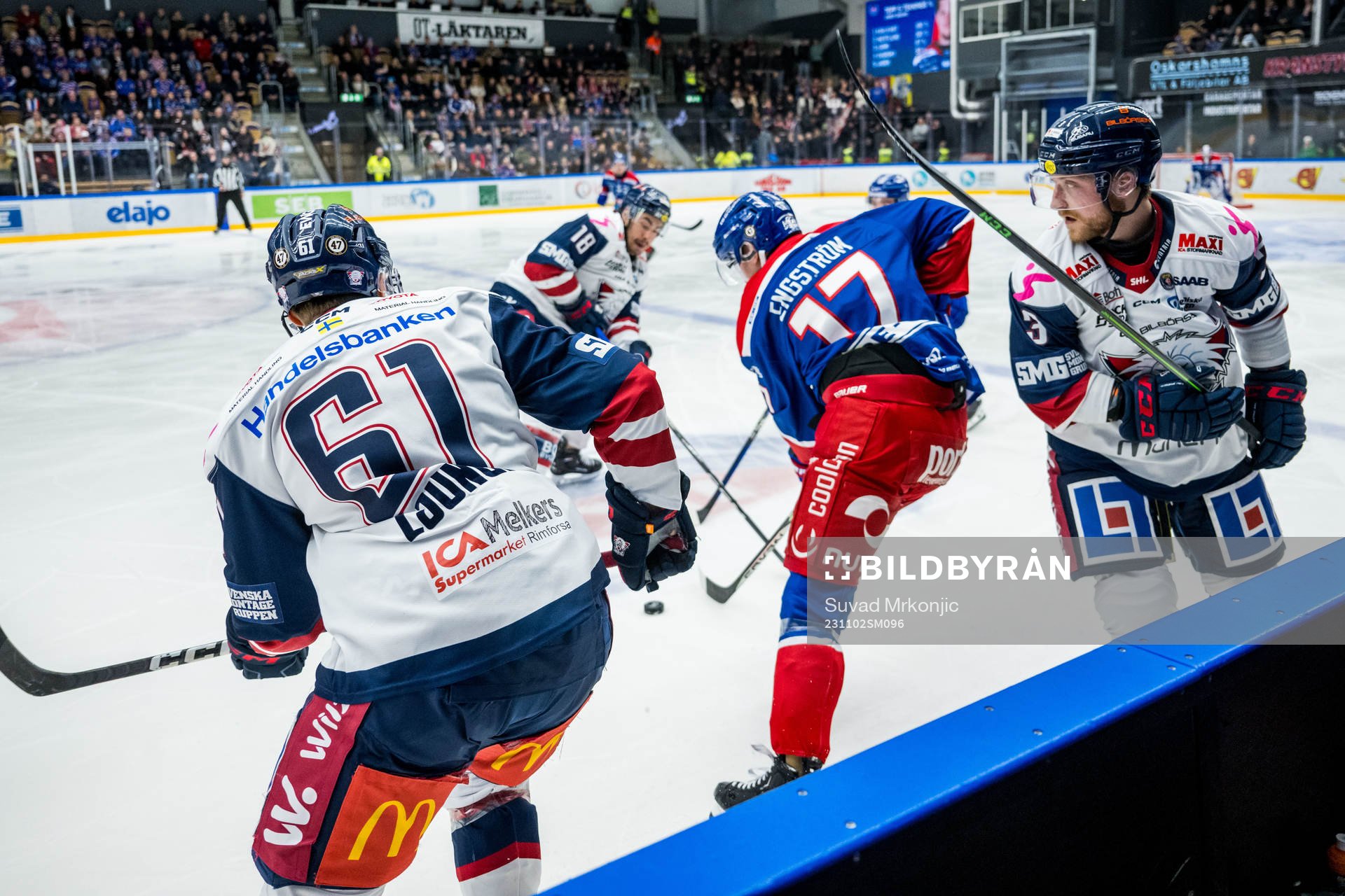Linköping HCs Markus Ljungh och IK Oskarshamns Jonas