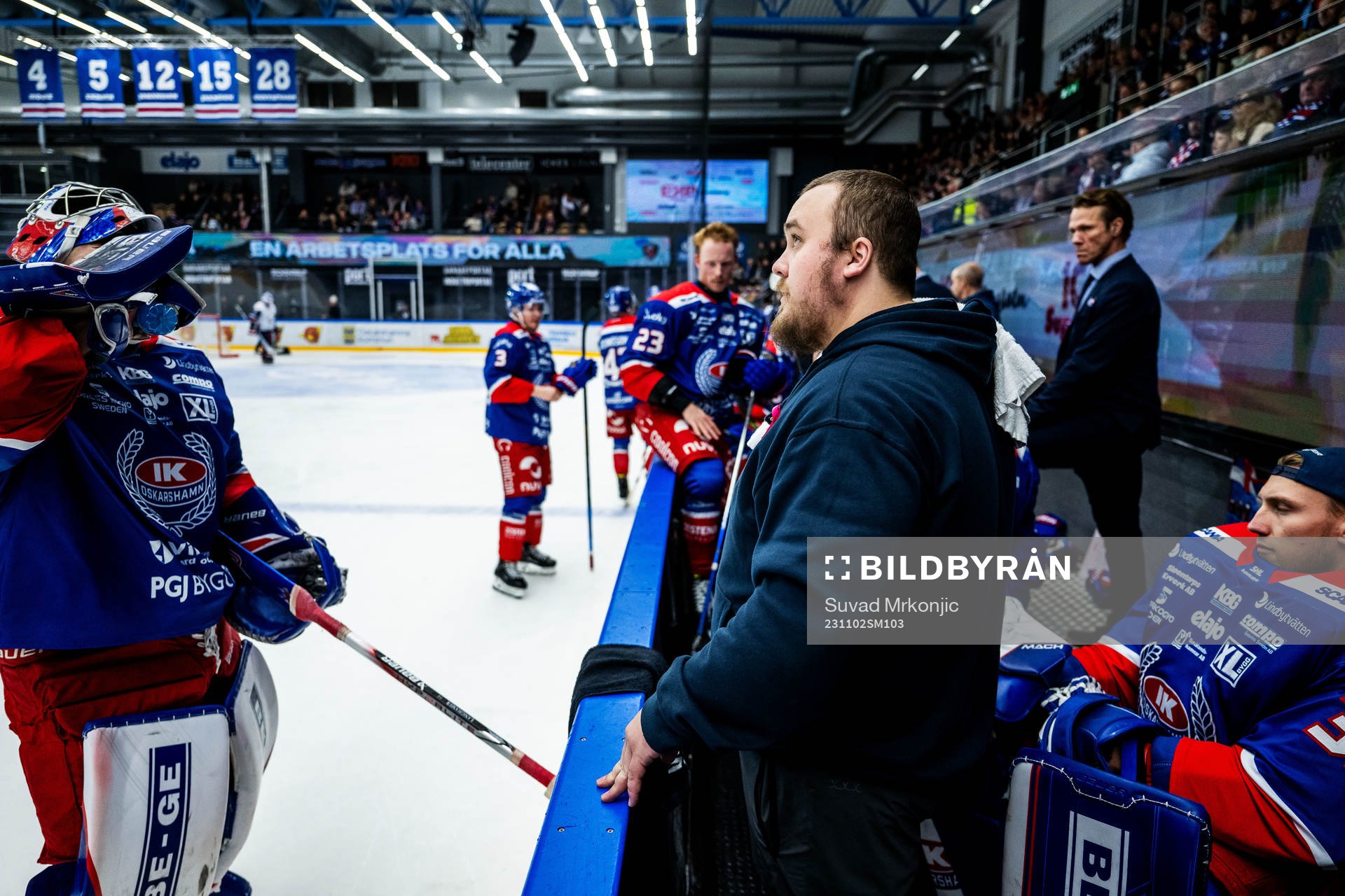 Oskarshamns materialförvaltare Philip Törmänen
