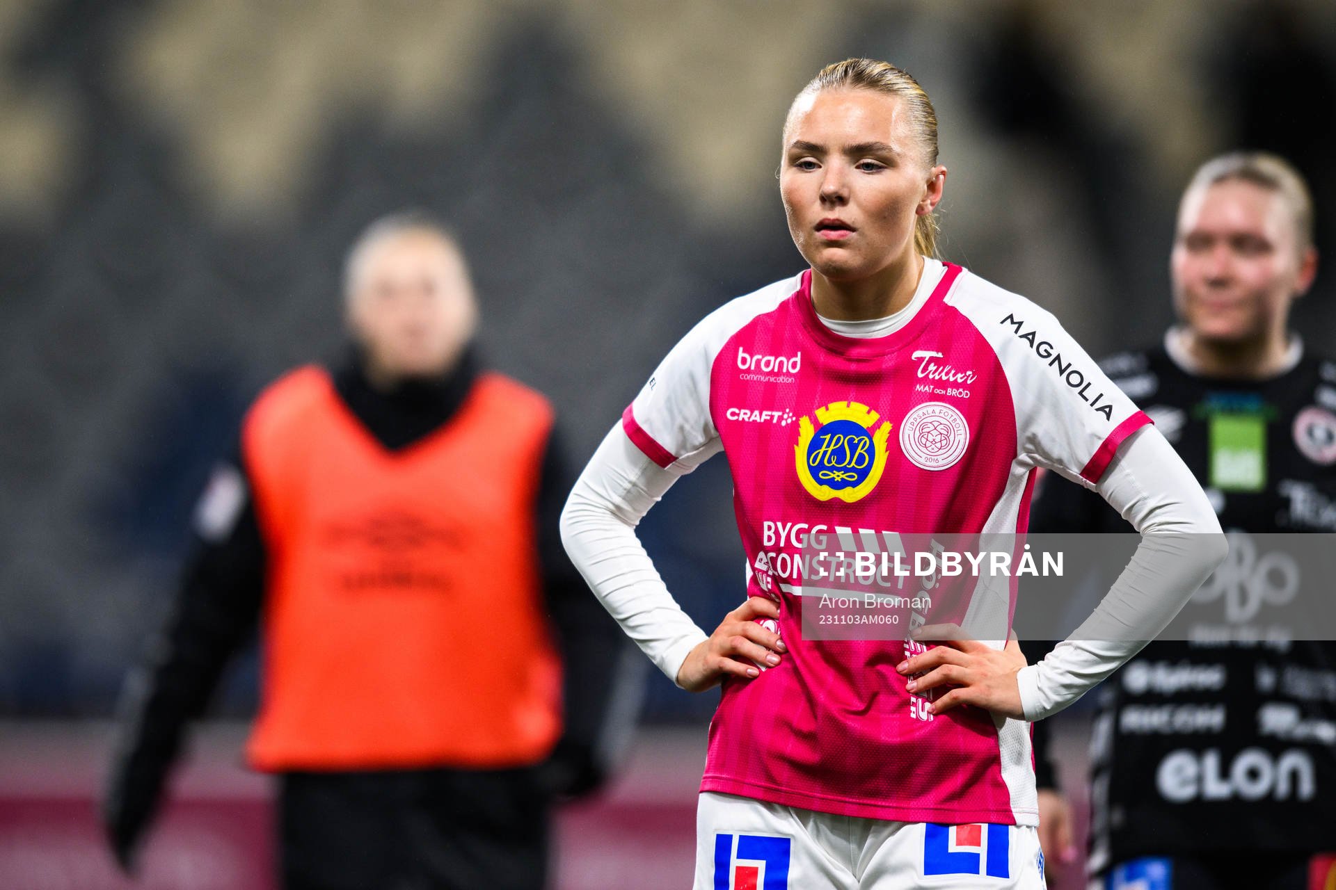 IK Uppsalas Louise Hvarfner deppar