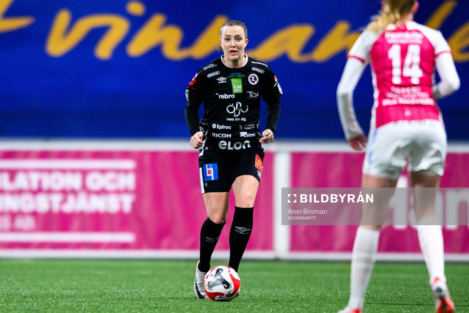 under fotbollsmatchen i Damallsvenskan mellan IK Uppsala