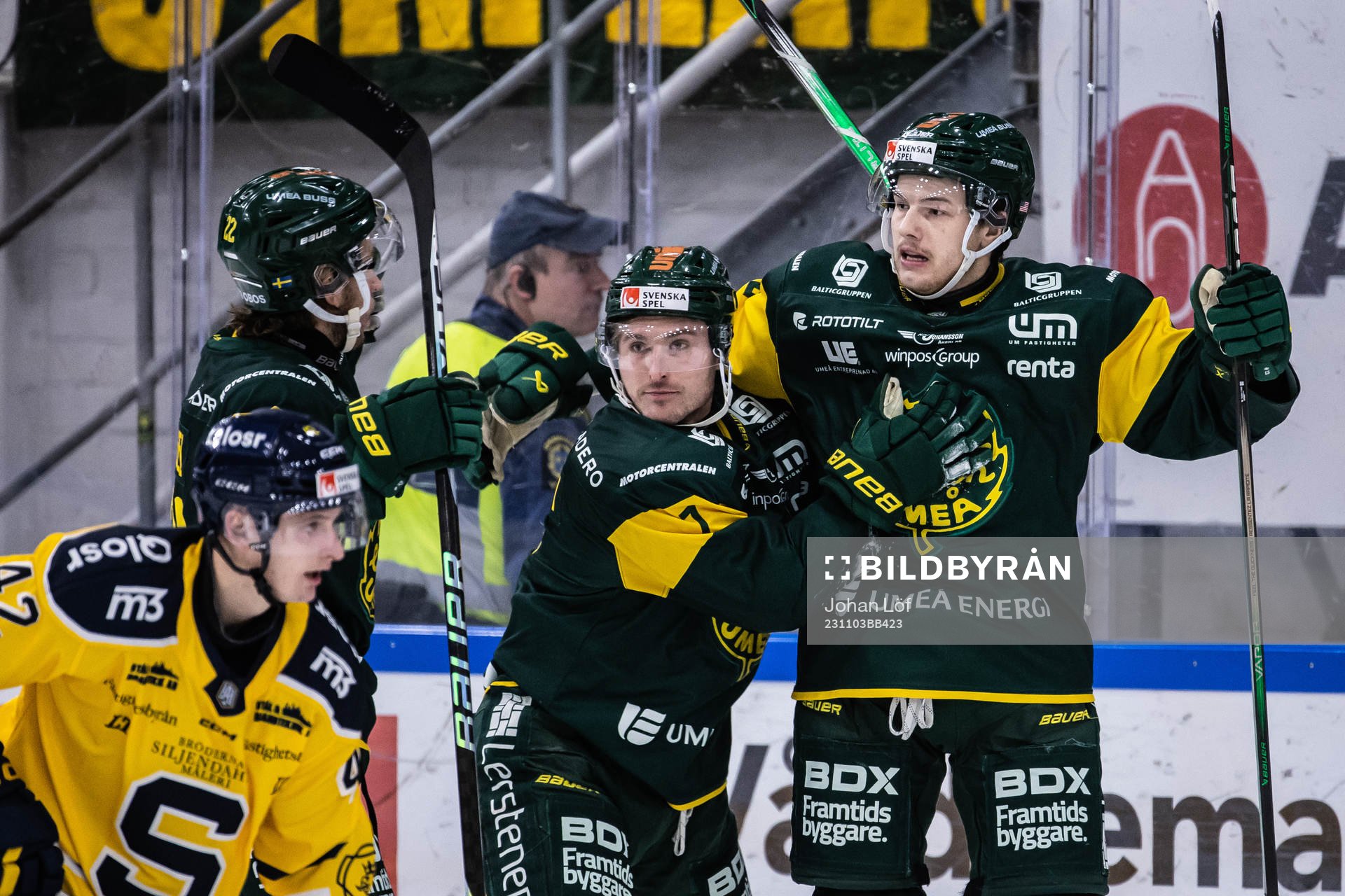 Björklövens Nicholas Schilkey, Scott Pooley och Nicholas