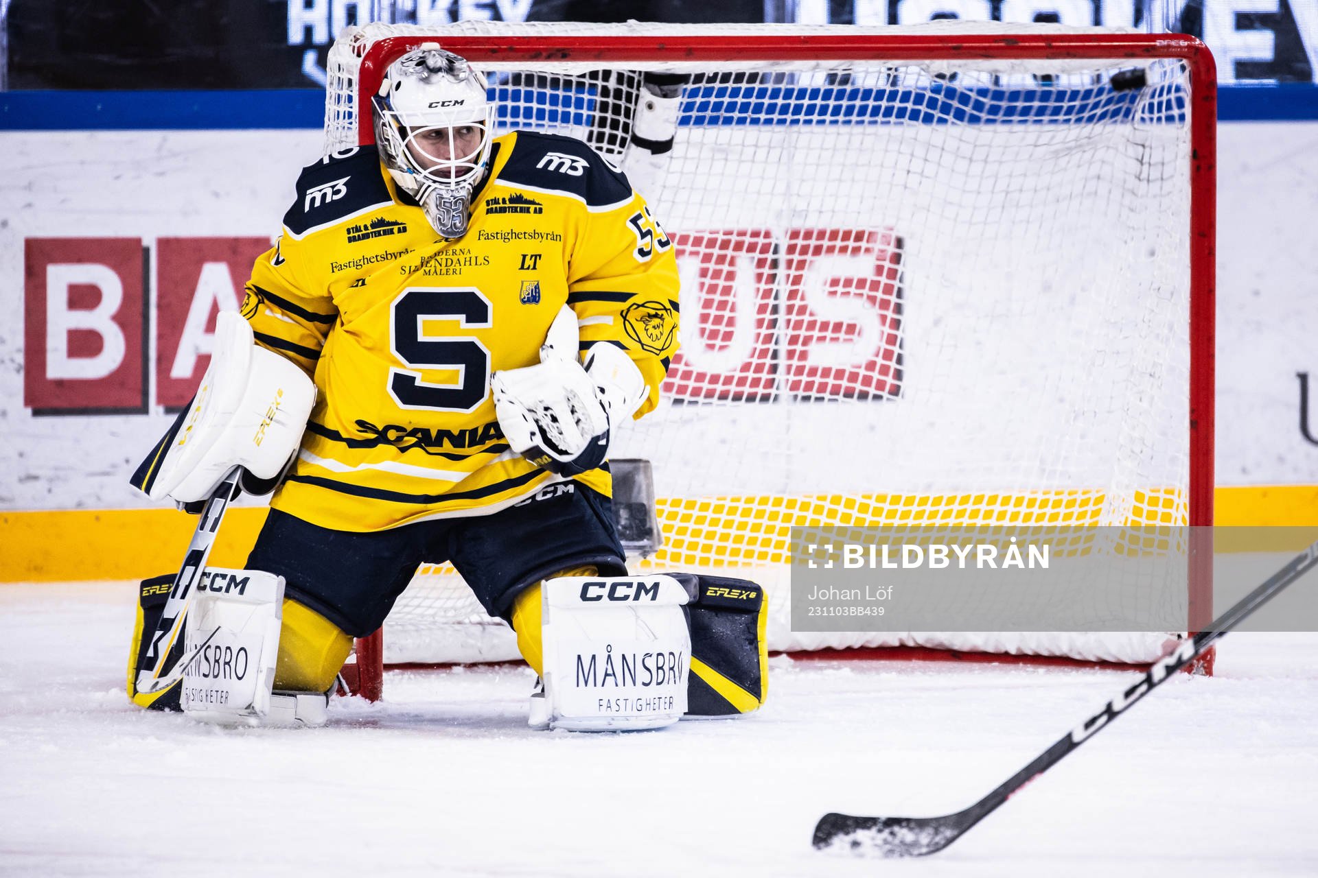 Södertäljes målvakt Claes Endre