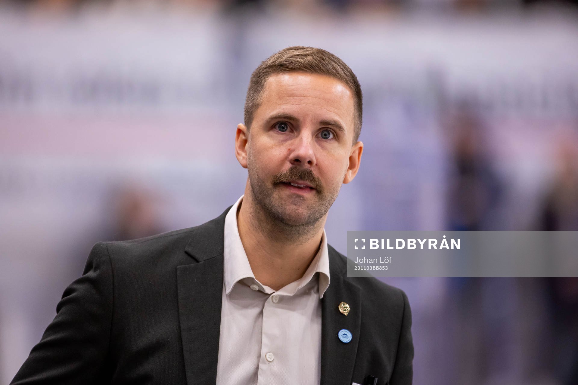 Björklövens tränare Viktor Stråhle