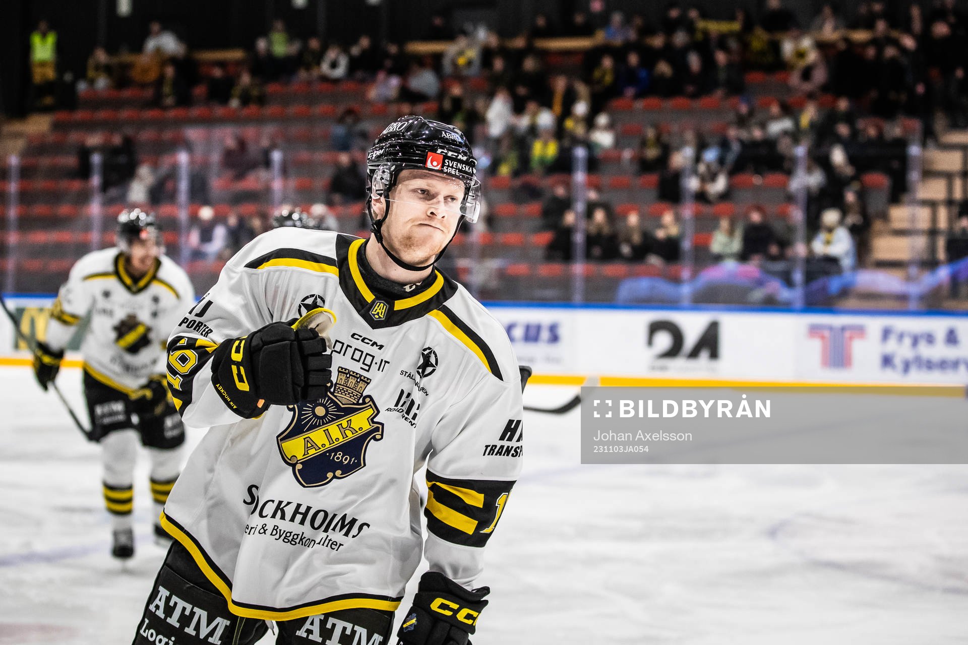 AIKs Ole Einar Egeland Andersen jublar