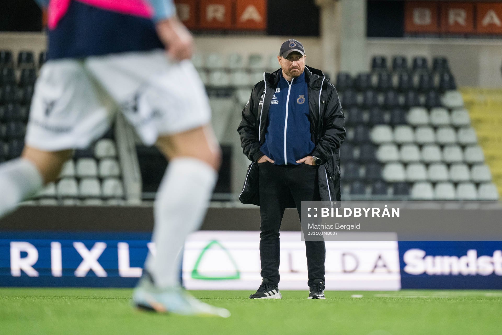 Gefles tränare Mikael Bengtsson