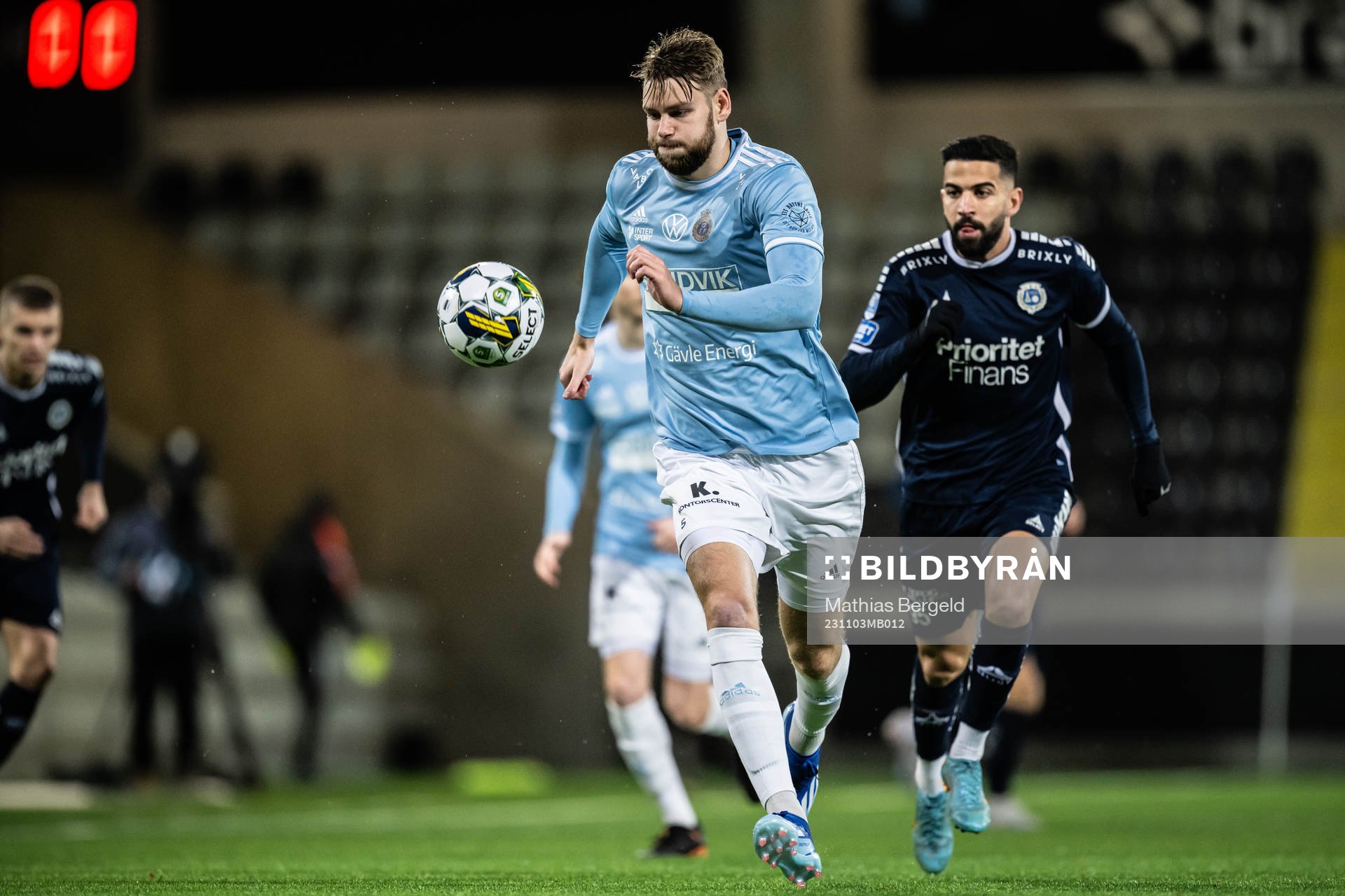 Gefles Niclas Håkansson och Utsiktens Paulo Marcelo Souza