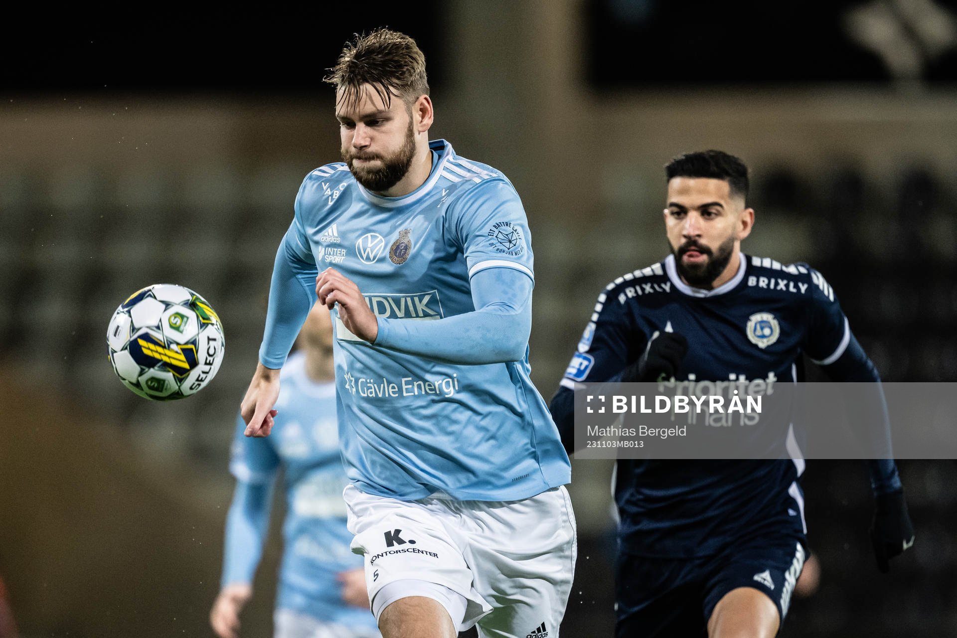 Gefles Niclas Håkansson och Utsiktens Paulo Marcelo Souza