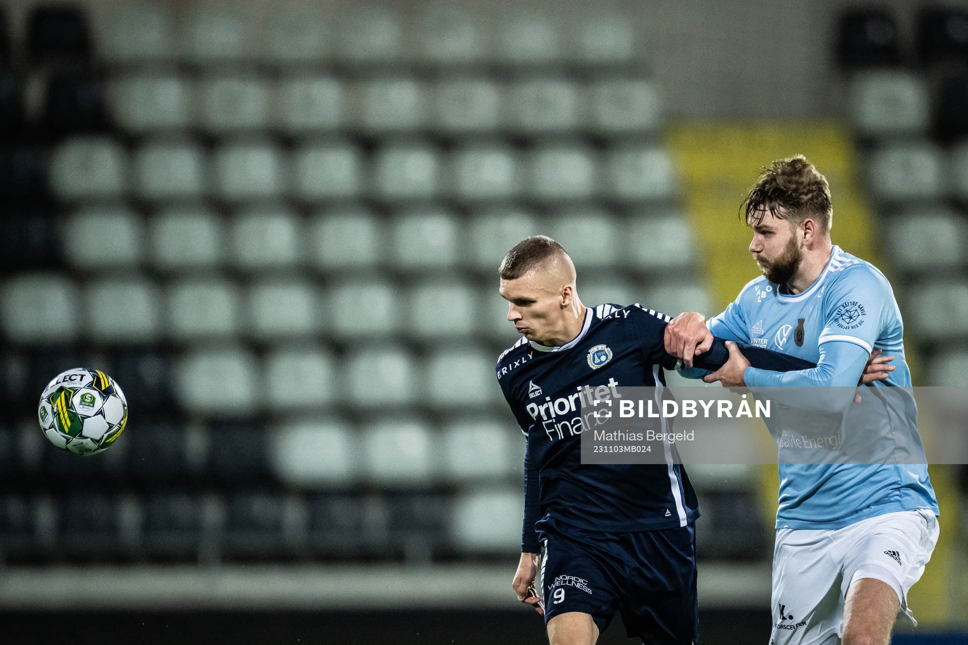 Utsiktens Lucas Hedlund och Gefles Niclas Håkansson