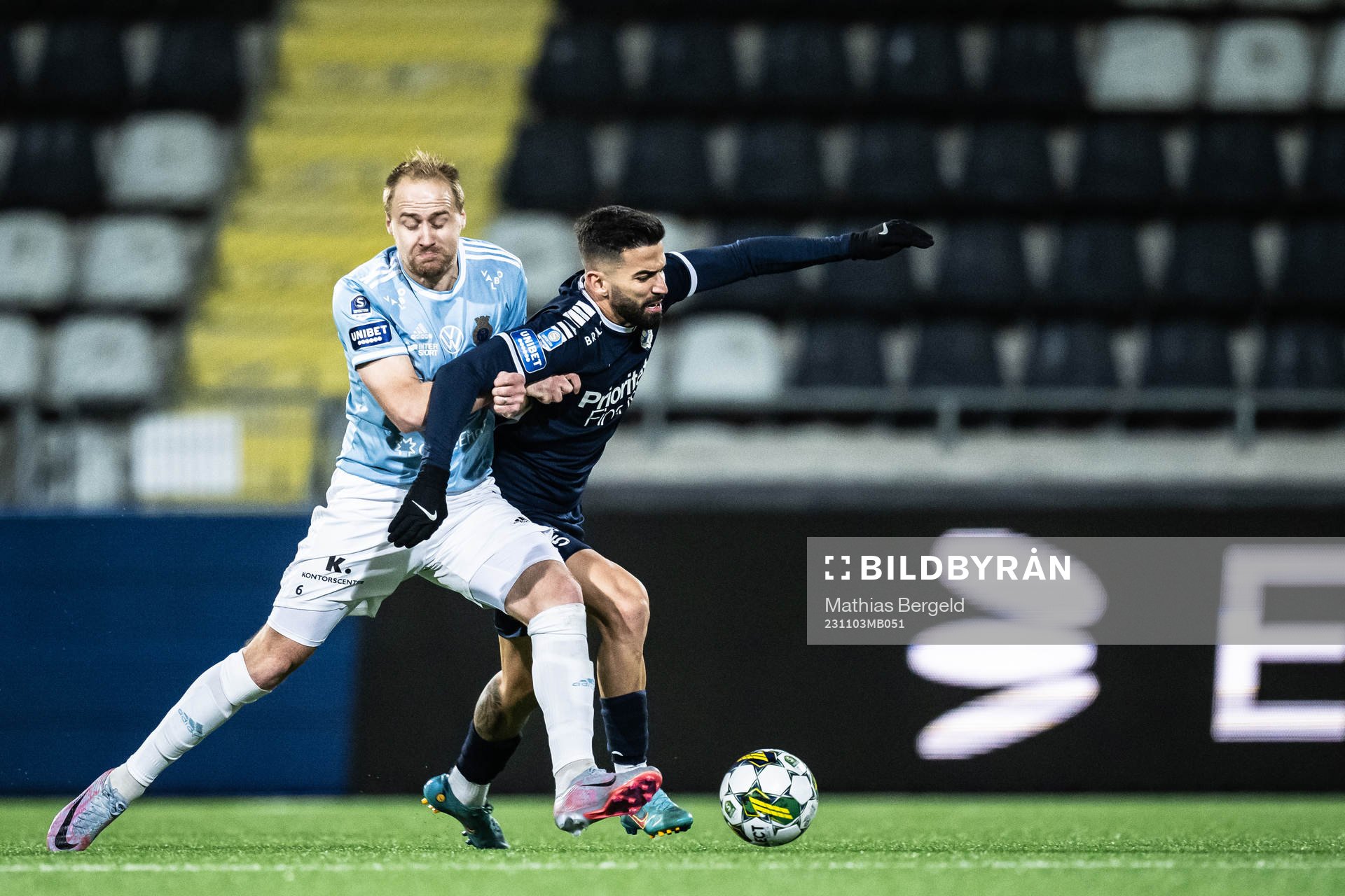 Gefles Oscar Lundin och Utsiktens Paulo Marcelo Souza Alves