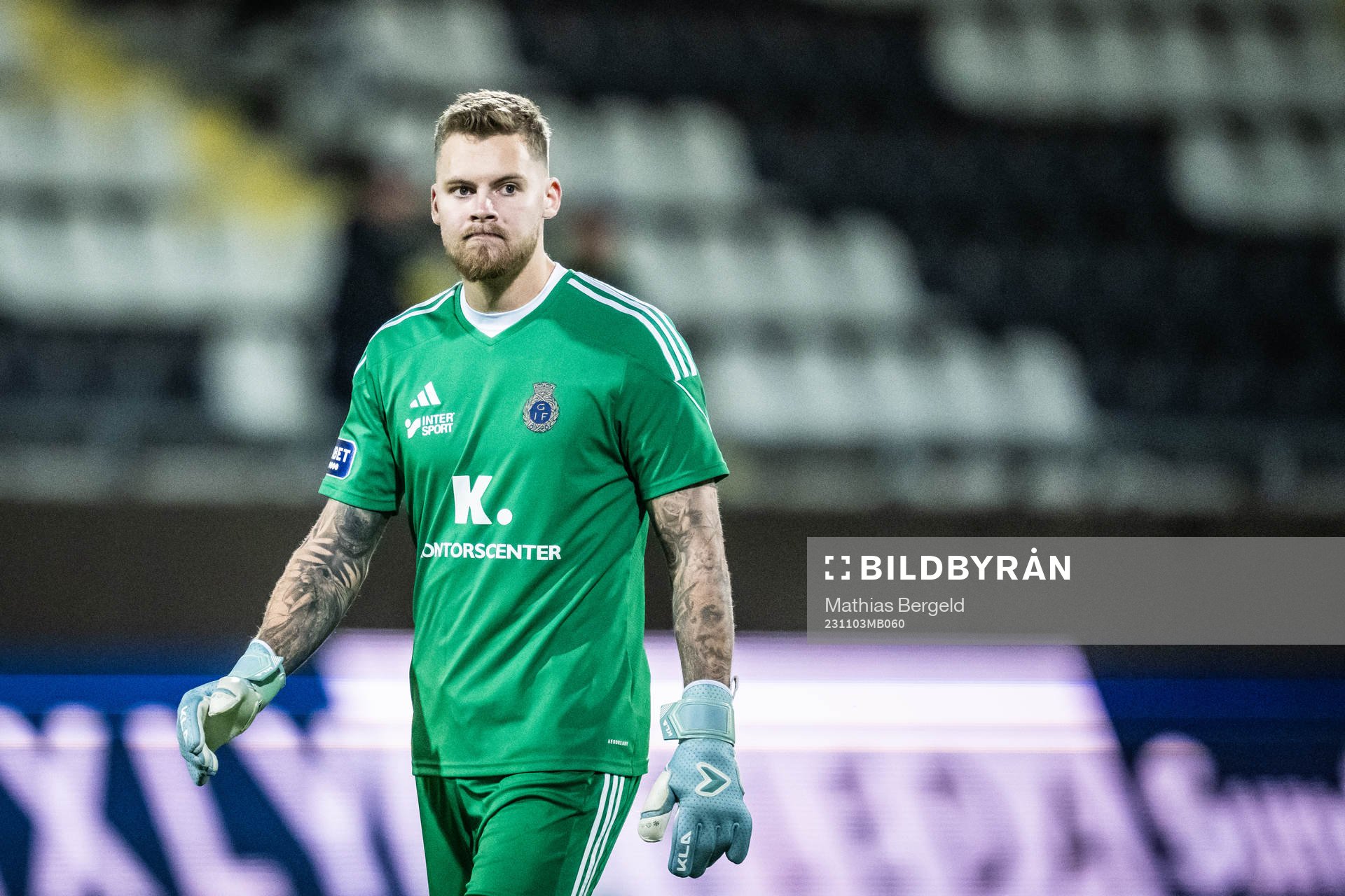 Gefles målvakt Robin Wallinder