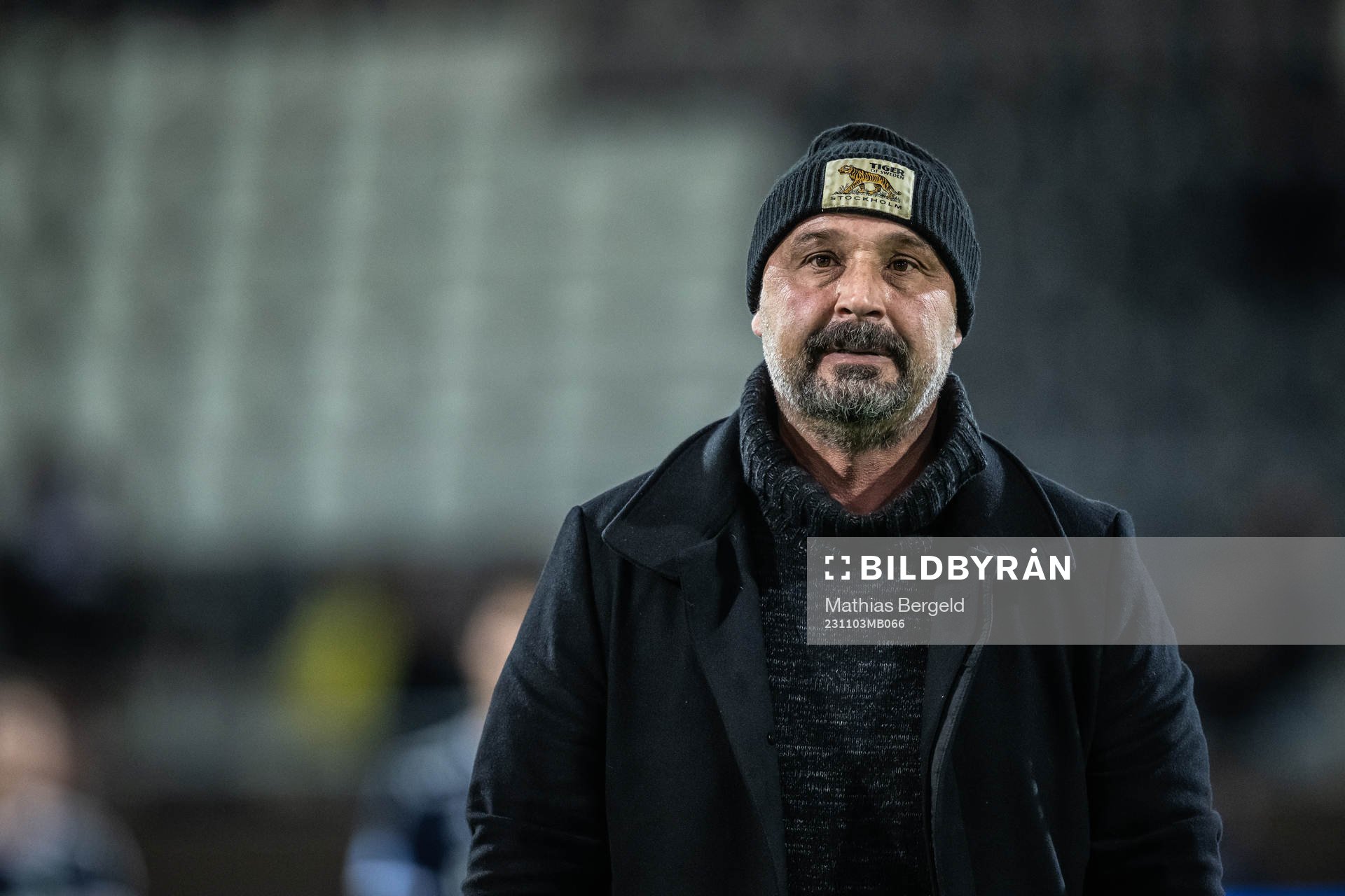 Utsiktens manager Bosko Orovic deppar efte fotbollsmatchen