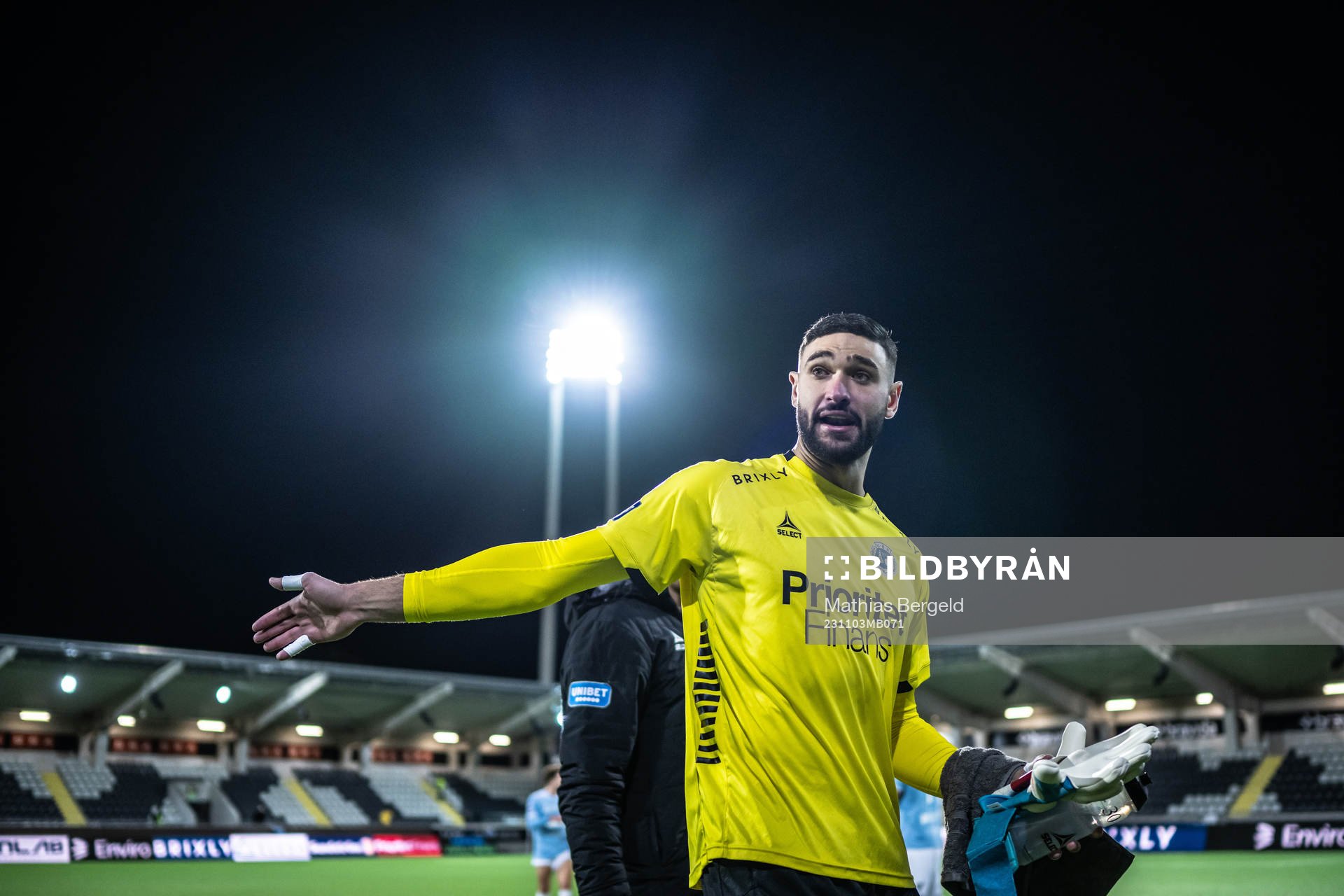 Utsiktens målvakt Elias Hadaya