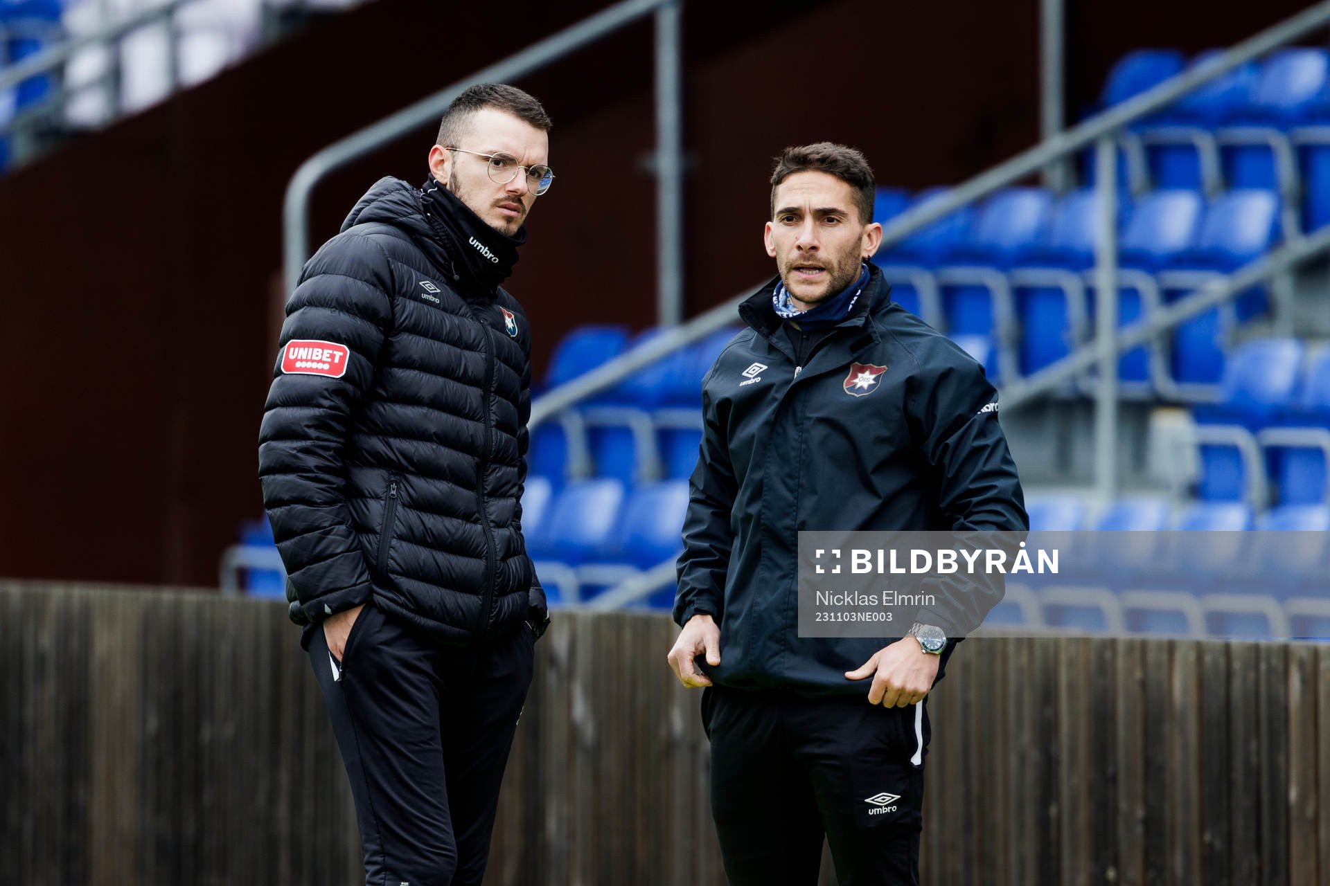 Örgrytes tränare Albin Sheqiri och Xabier Ruiz Ocenda