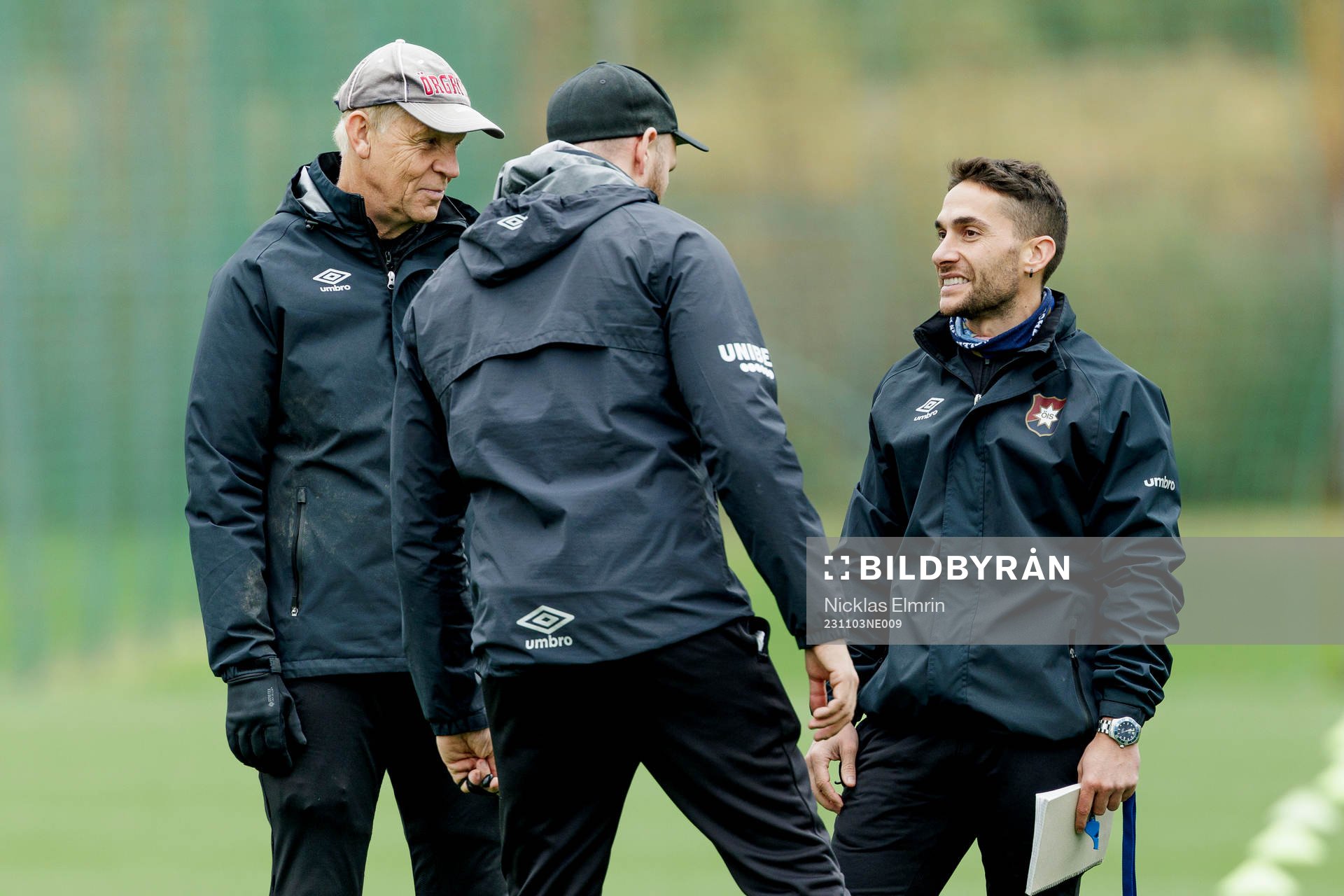 Örgrytes tränare Sören Börjesson och Xabier Ruiz Ocenda
