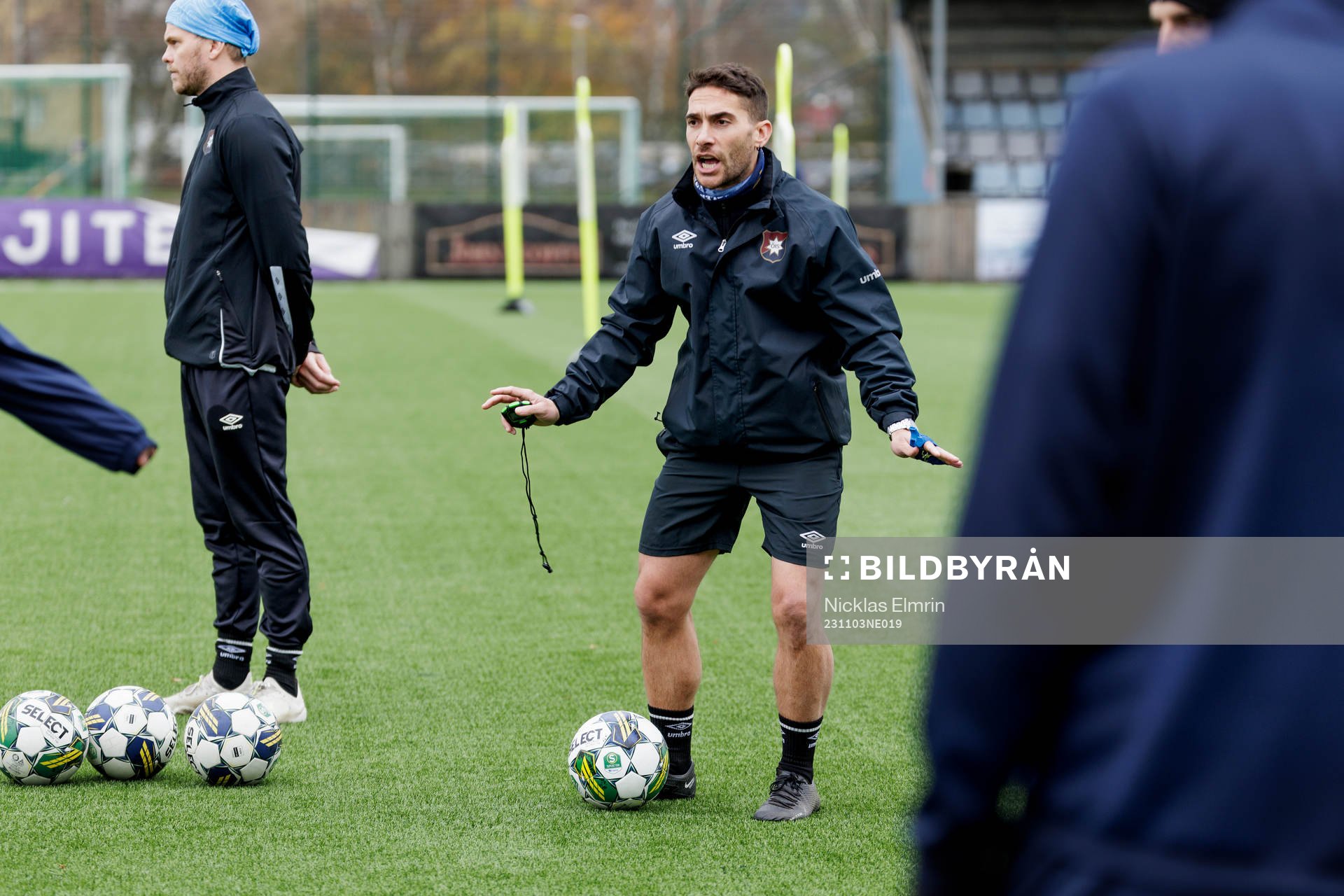 Örgrytes tränare Sören Börjesson, Xabier Ruiz Ocenda