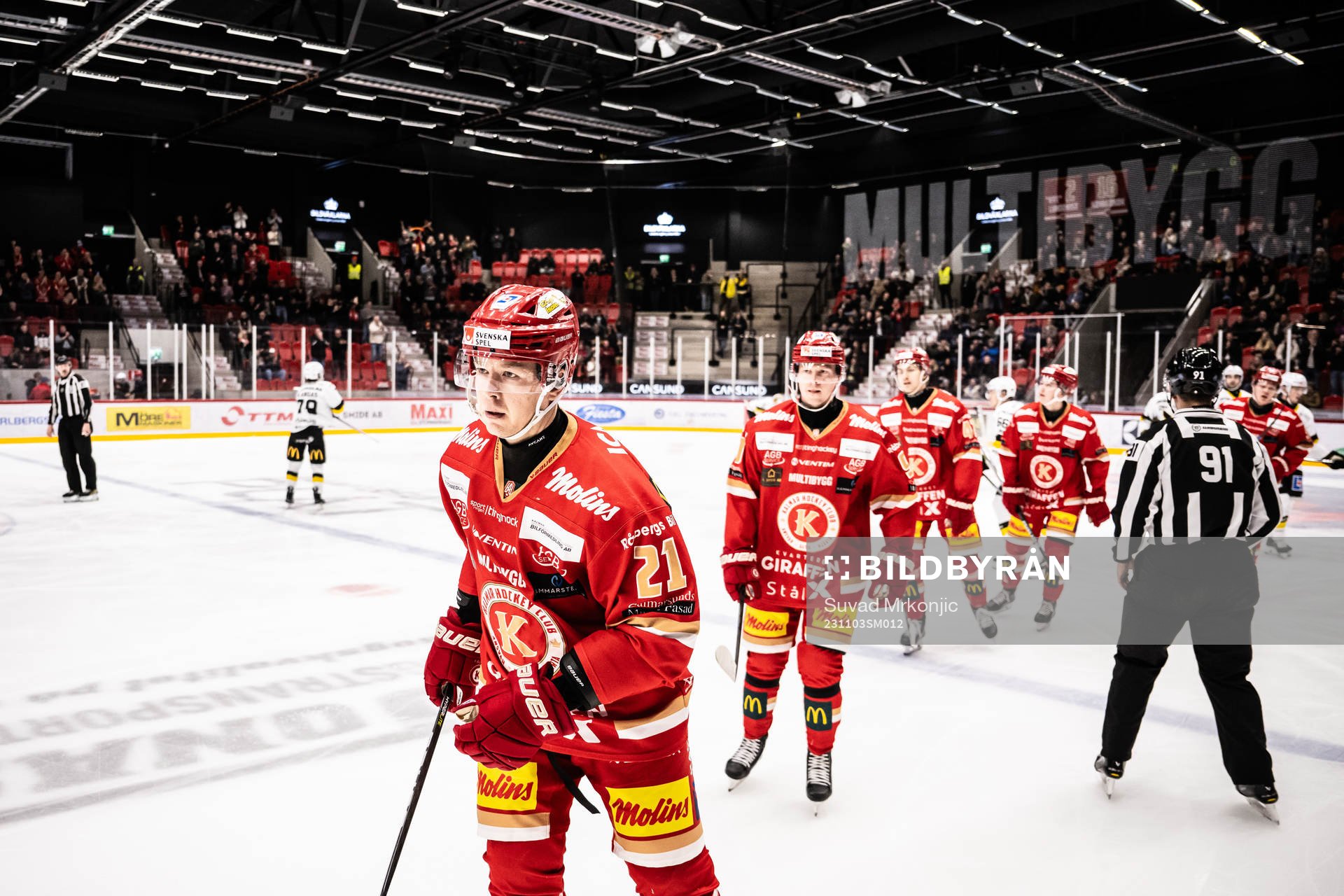 Kalmars Kim Strömberg jublar