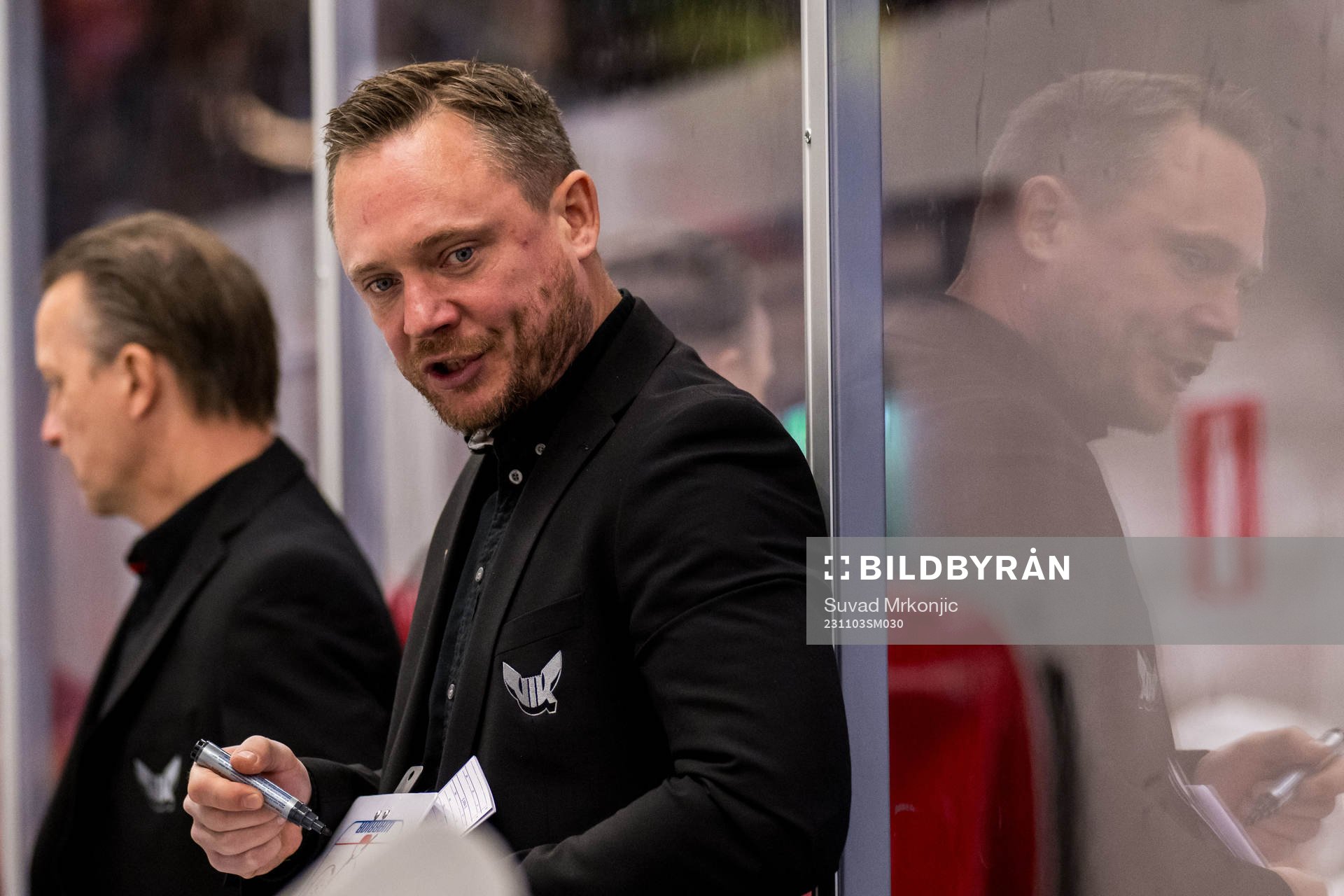 Västerås IKs tränare Karl Helmersson