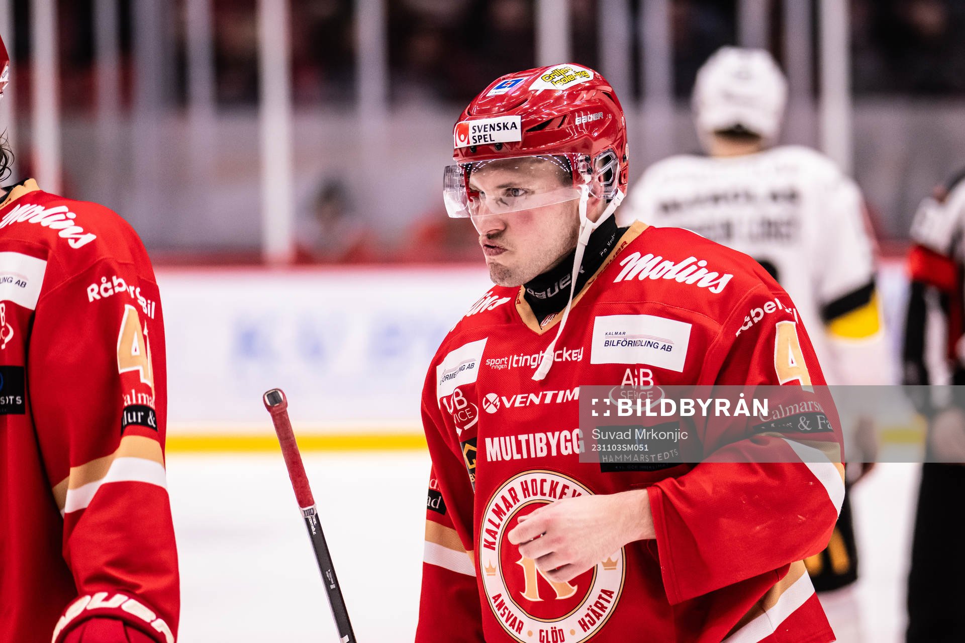 Kalmars Sebastian Ottosson deppar