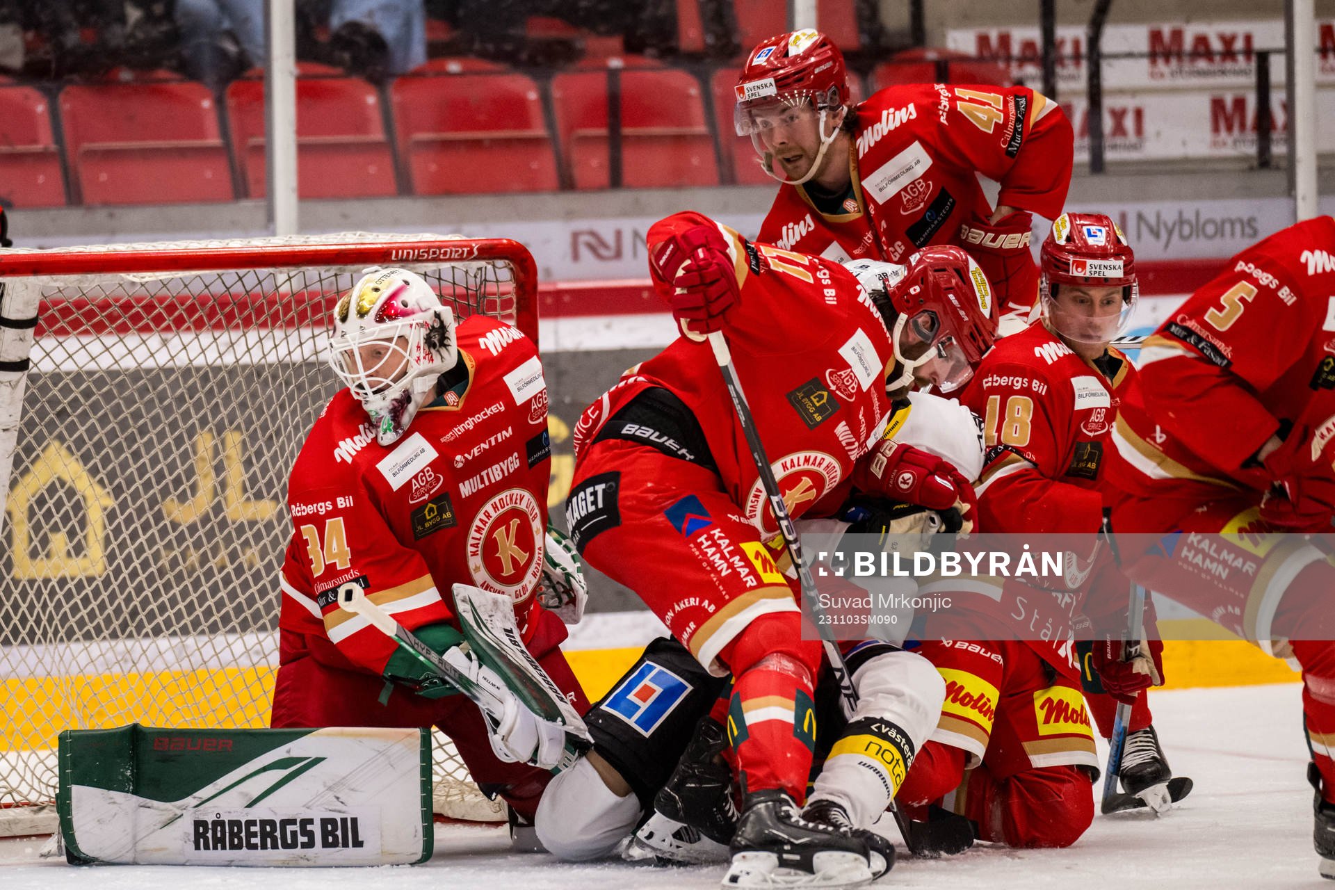 Kalmar HCs målvakt Alexander Hellnemo