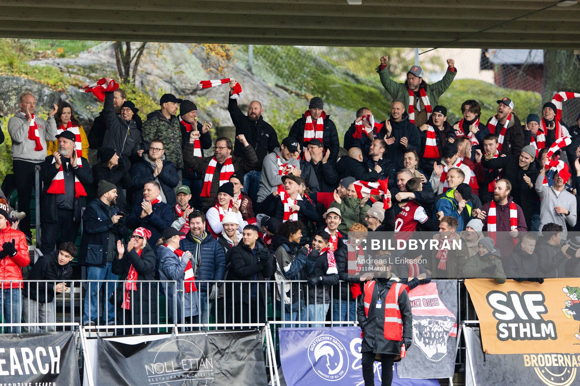 Supportrar till Sandvikens
