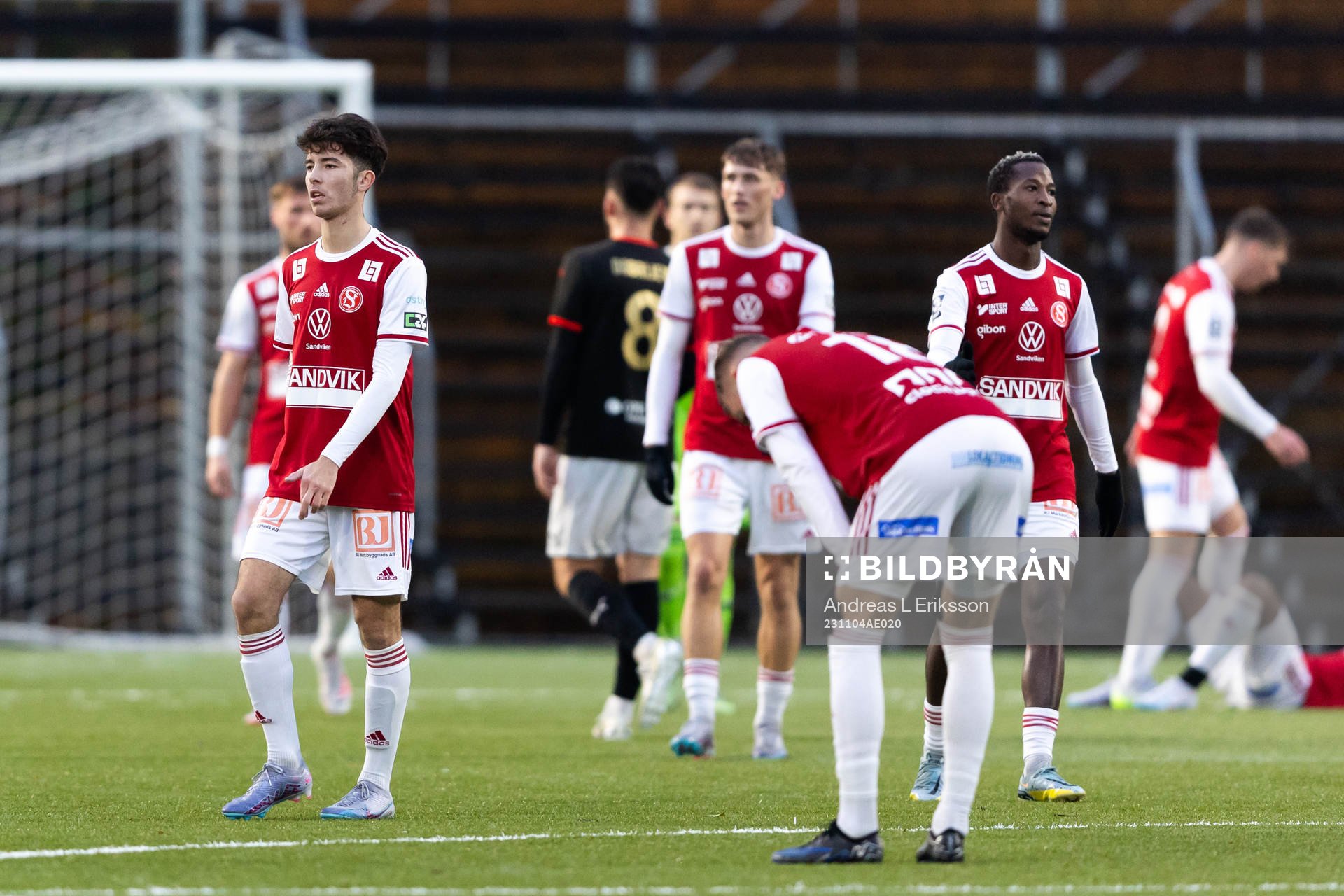 Sandvikens spelare deppar