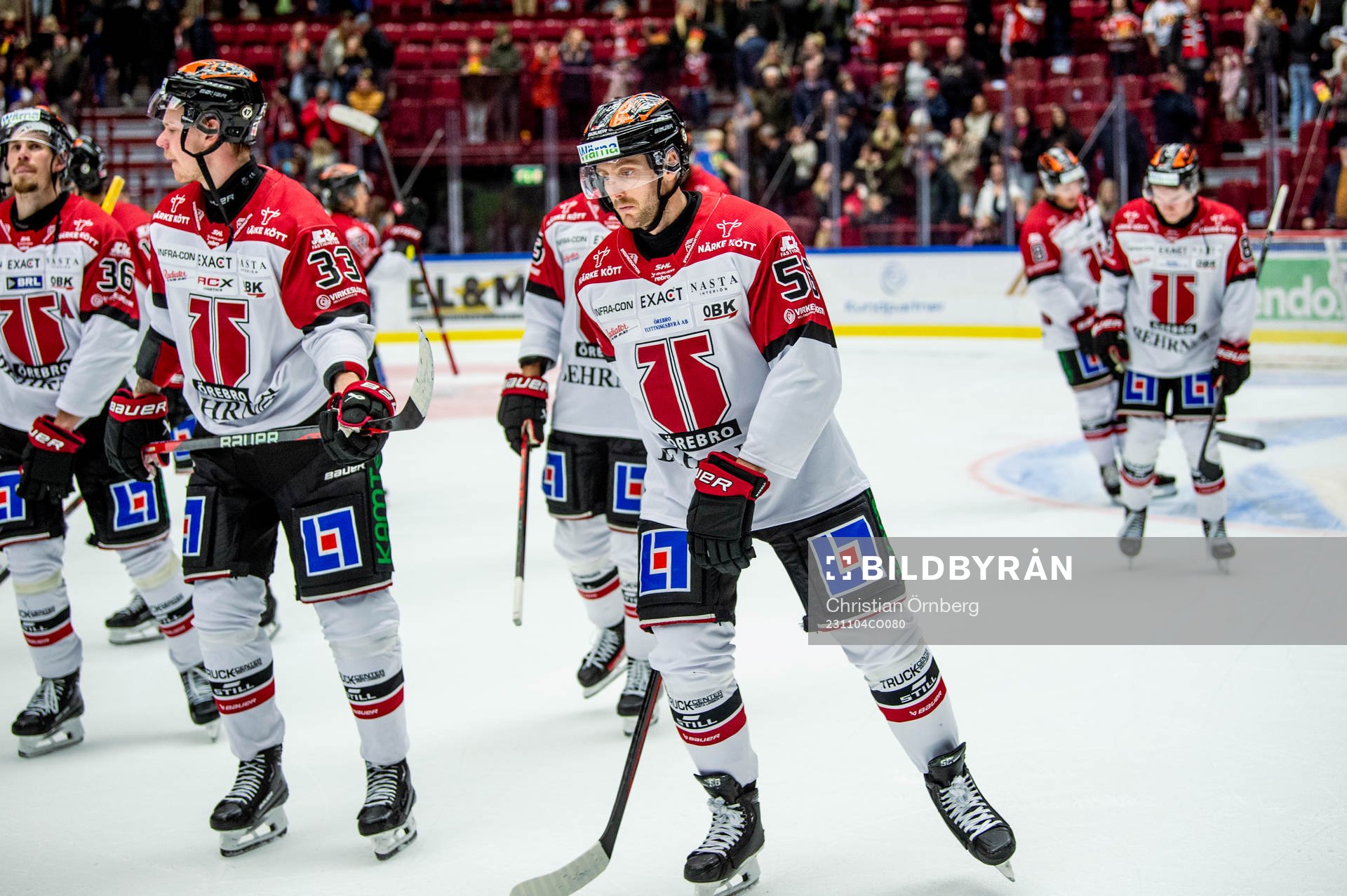 Örebros spelare deppar