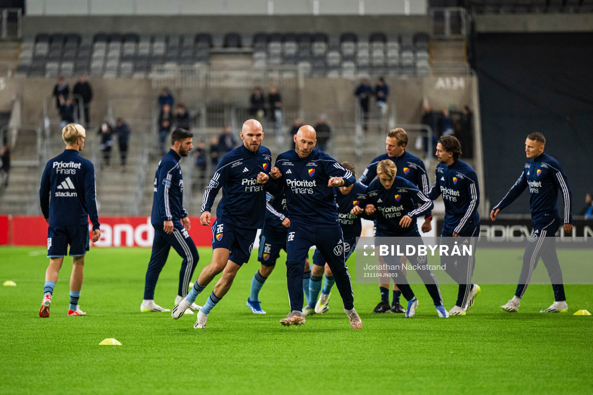 Djurgårdens Marcus Danielson och Magnus Eriksson