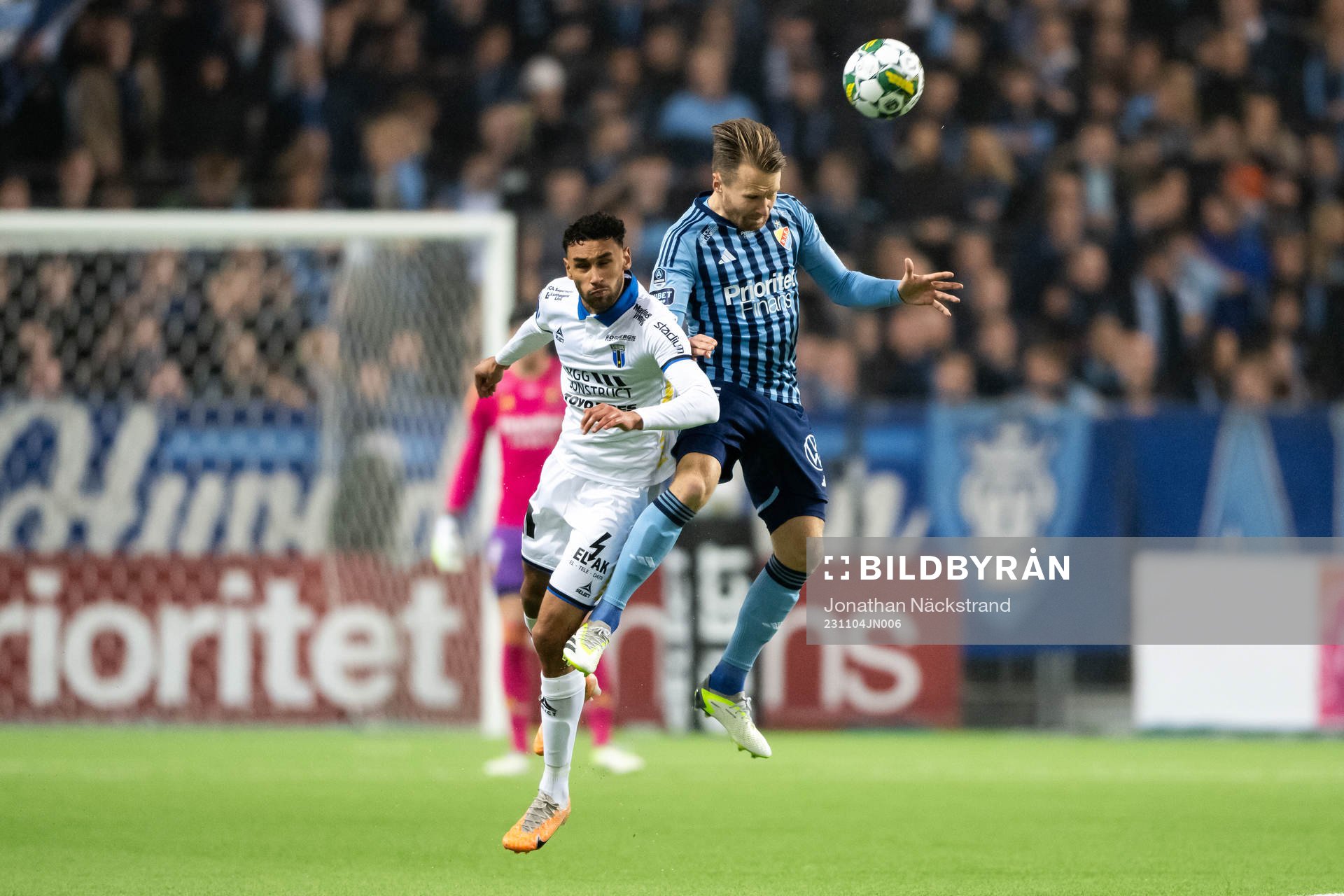 Djurgårdens Jacob Une Larsson och Sirius Joakim Persson