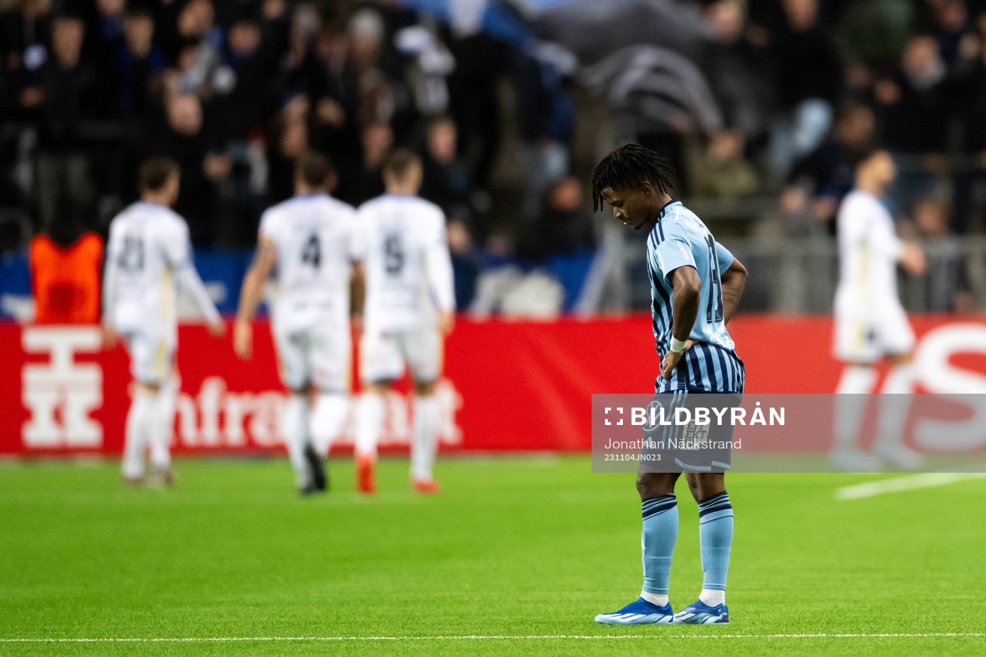 Djurgårdens Felix Vá deppar