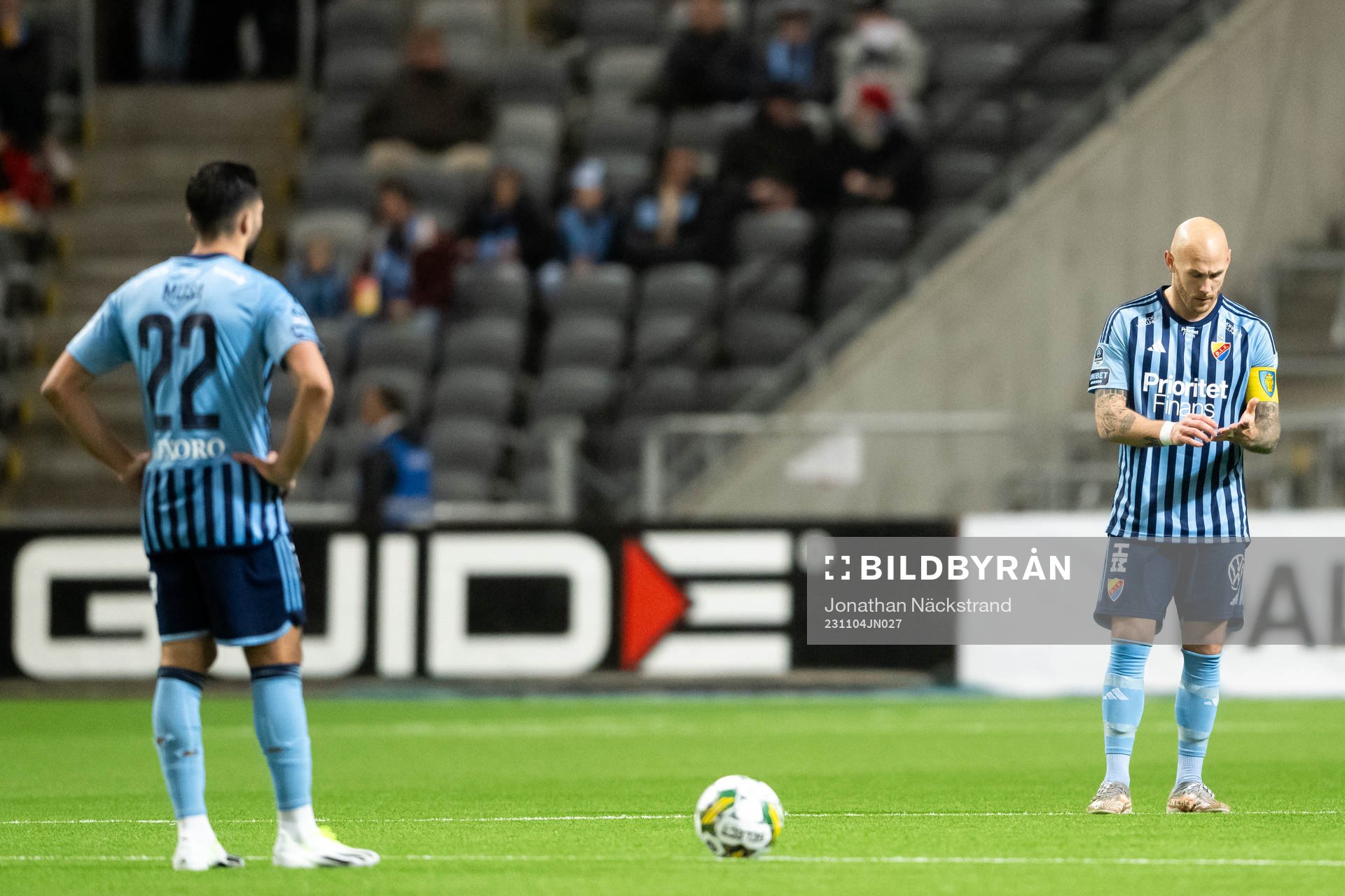 Djurgårdens Magnus Eriksson deppar