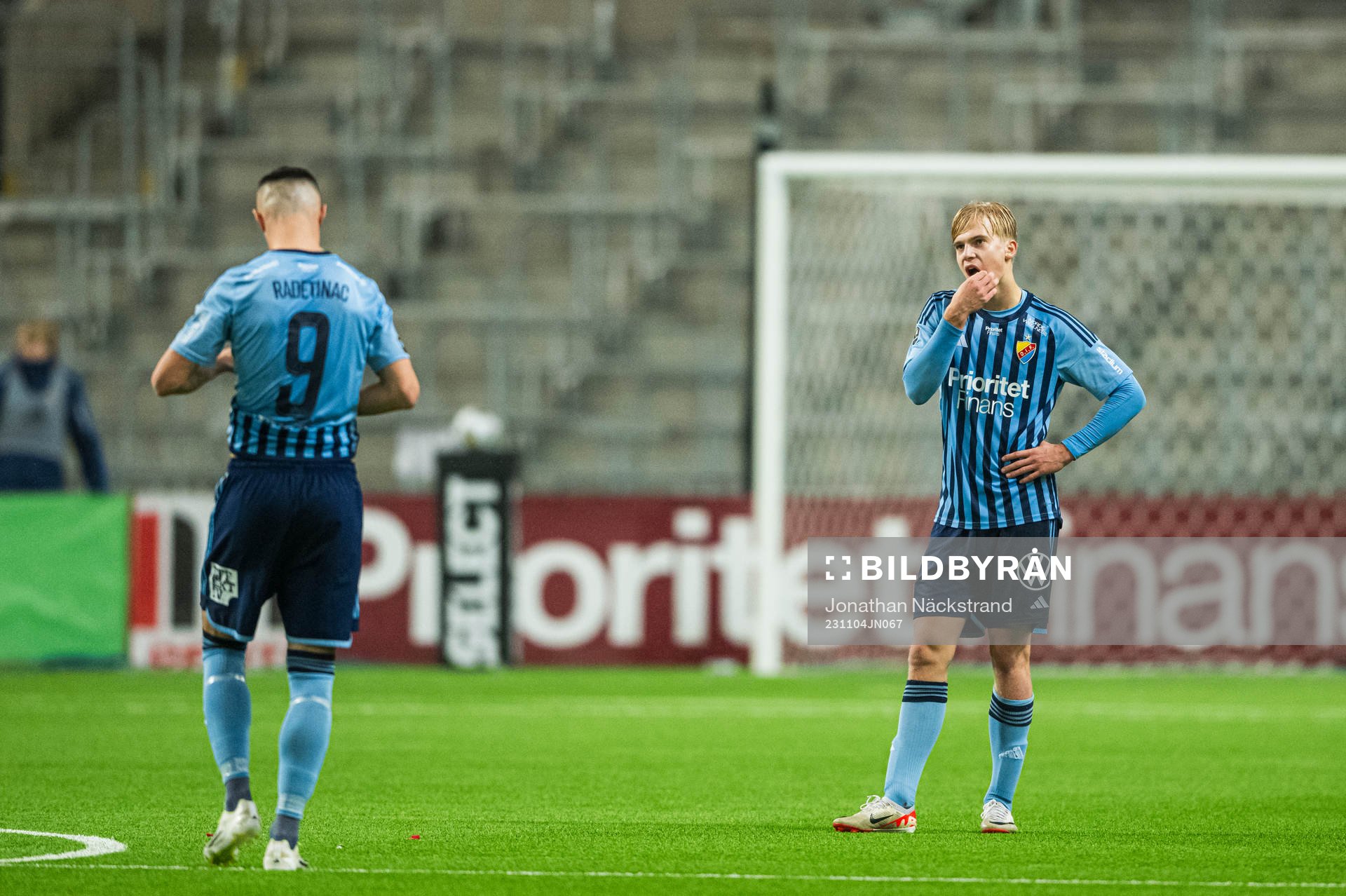 Djurgårdens spelare deppar