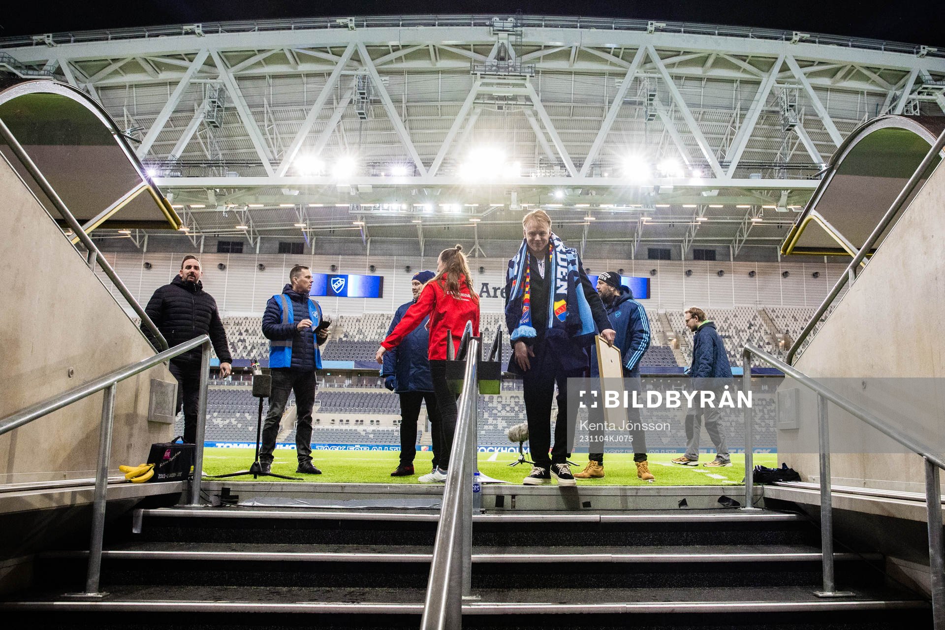 Djurgårdens Elliot Käck efter fotbollsmatchen i Allsvenskan mellan Djurgården och Sirius den 4 november 2023 i Stockholm. 