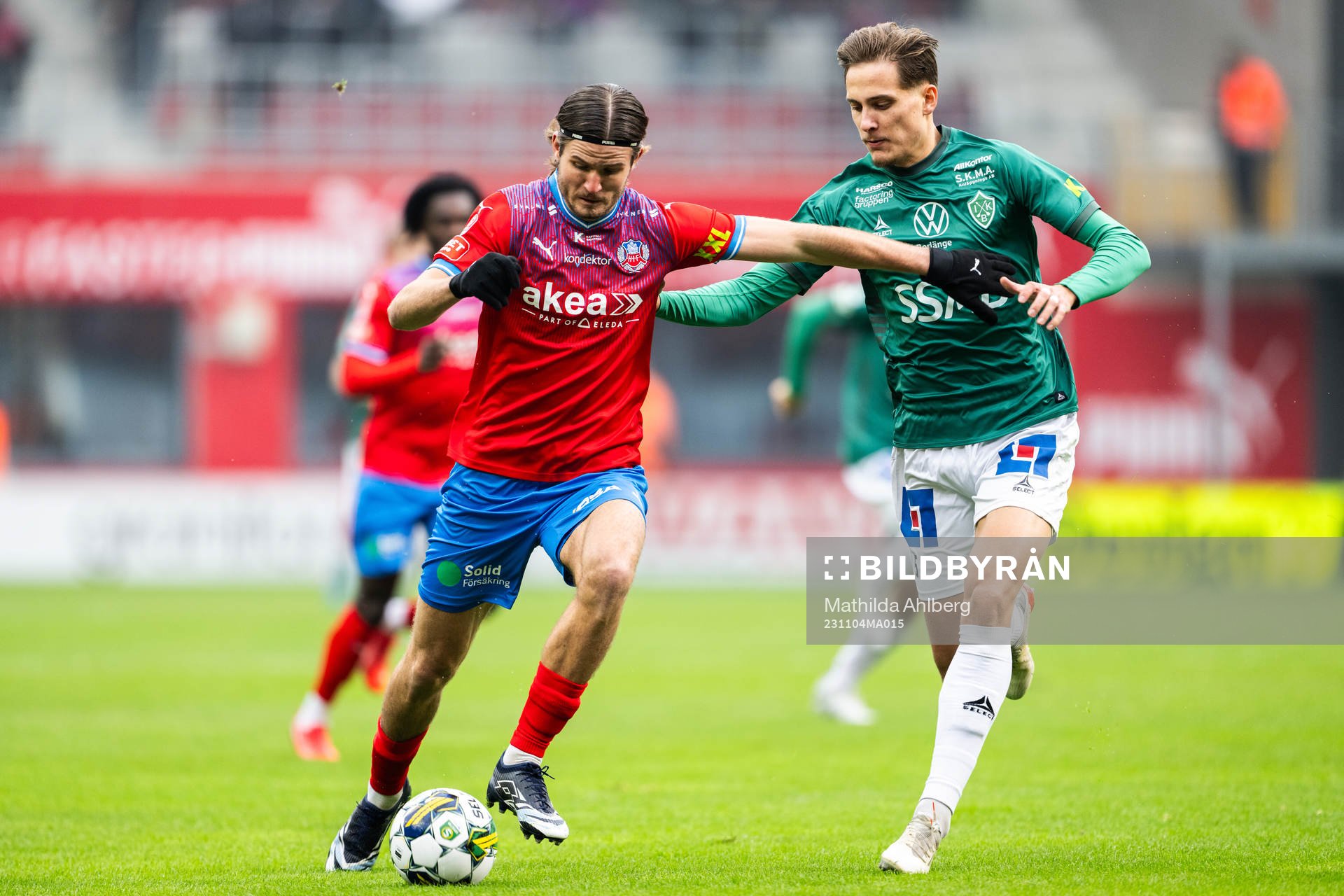 Helsingborgs Wilhelm Loeper och Brages Pontus Rödin