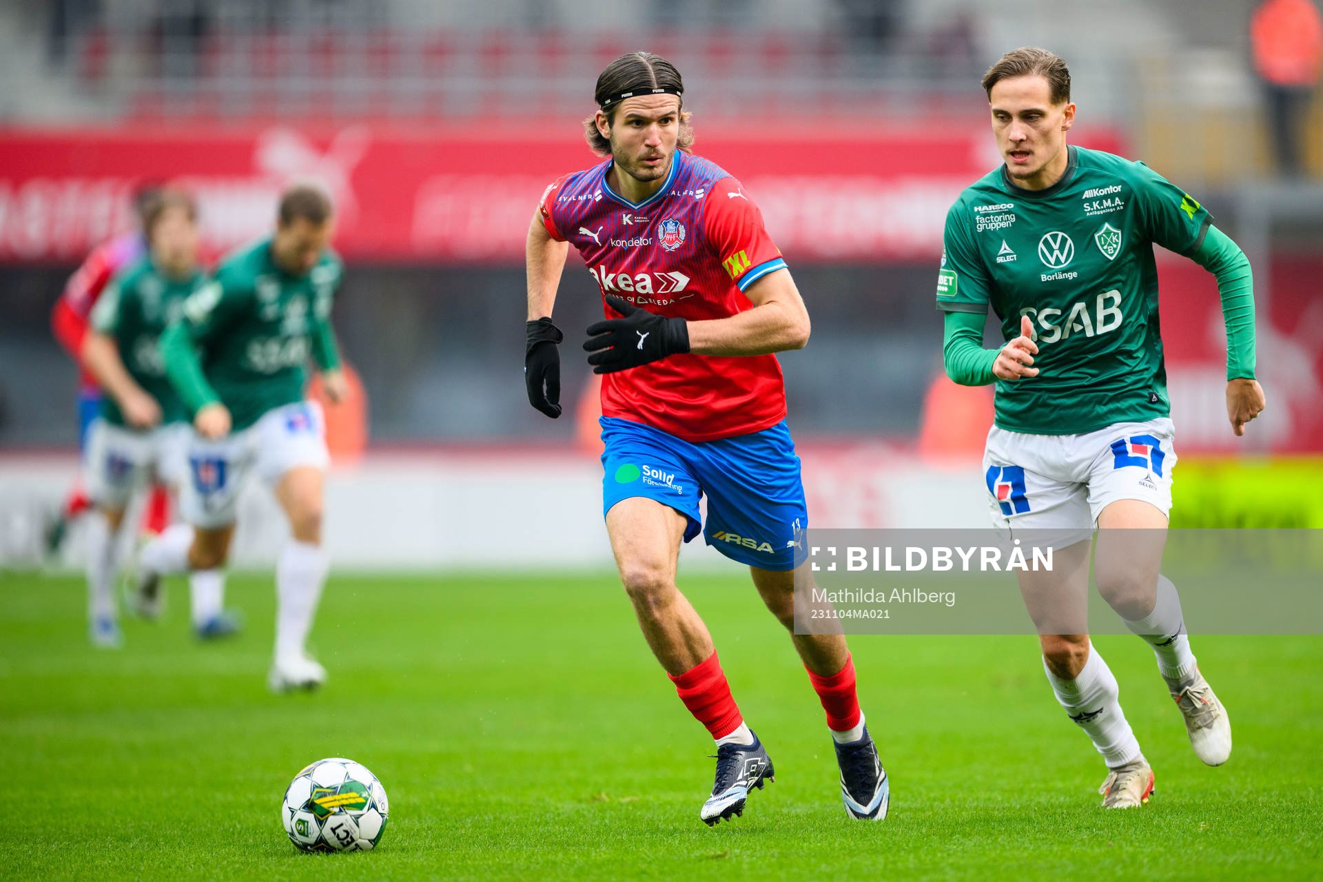 Helsingborgs Wilhelm Loeper och Brages Pontus Rödin
