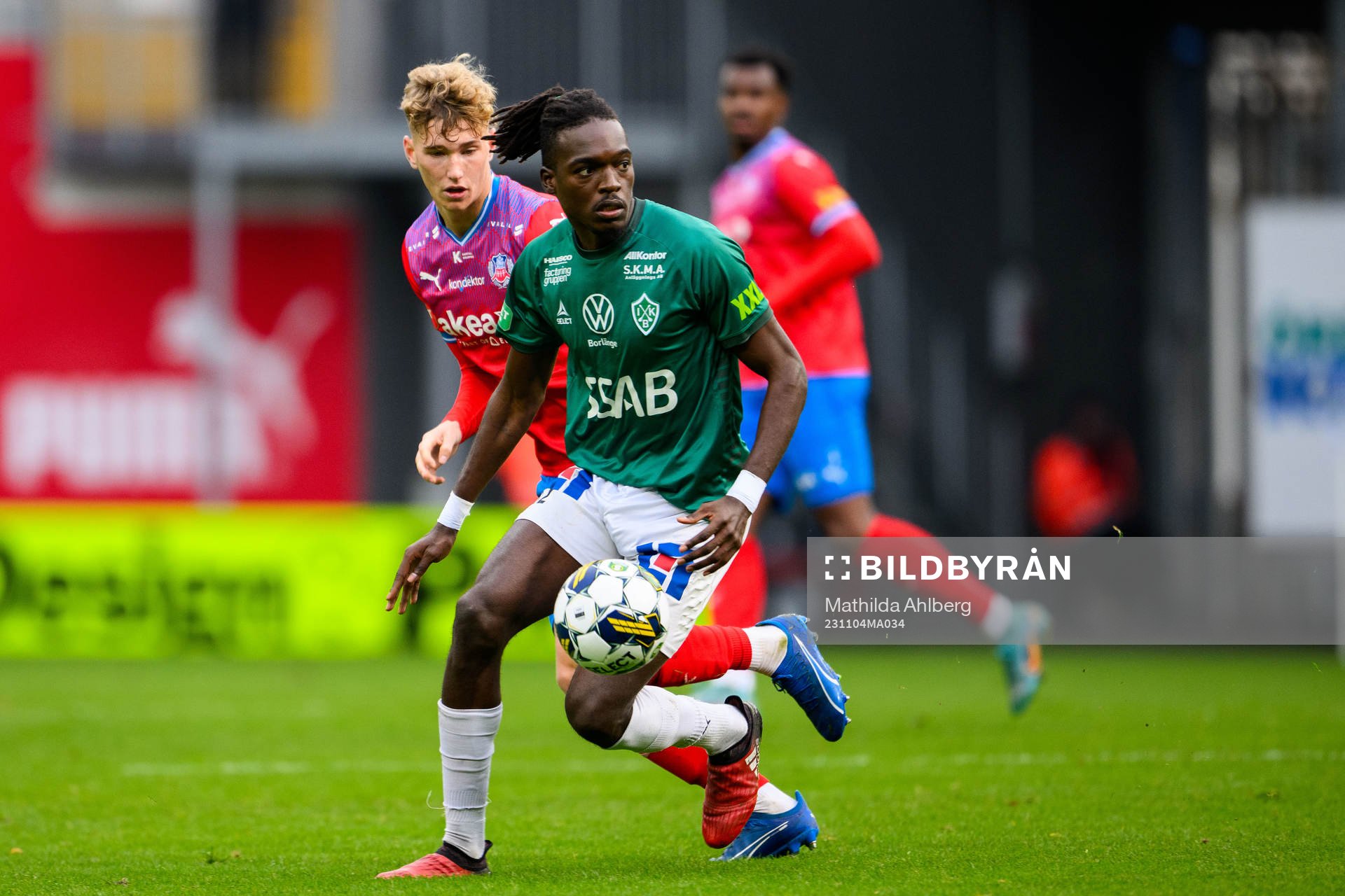 Helsingborgs Benjamin Örn och Brages Ieltsin Jeronimo