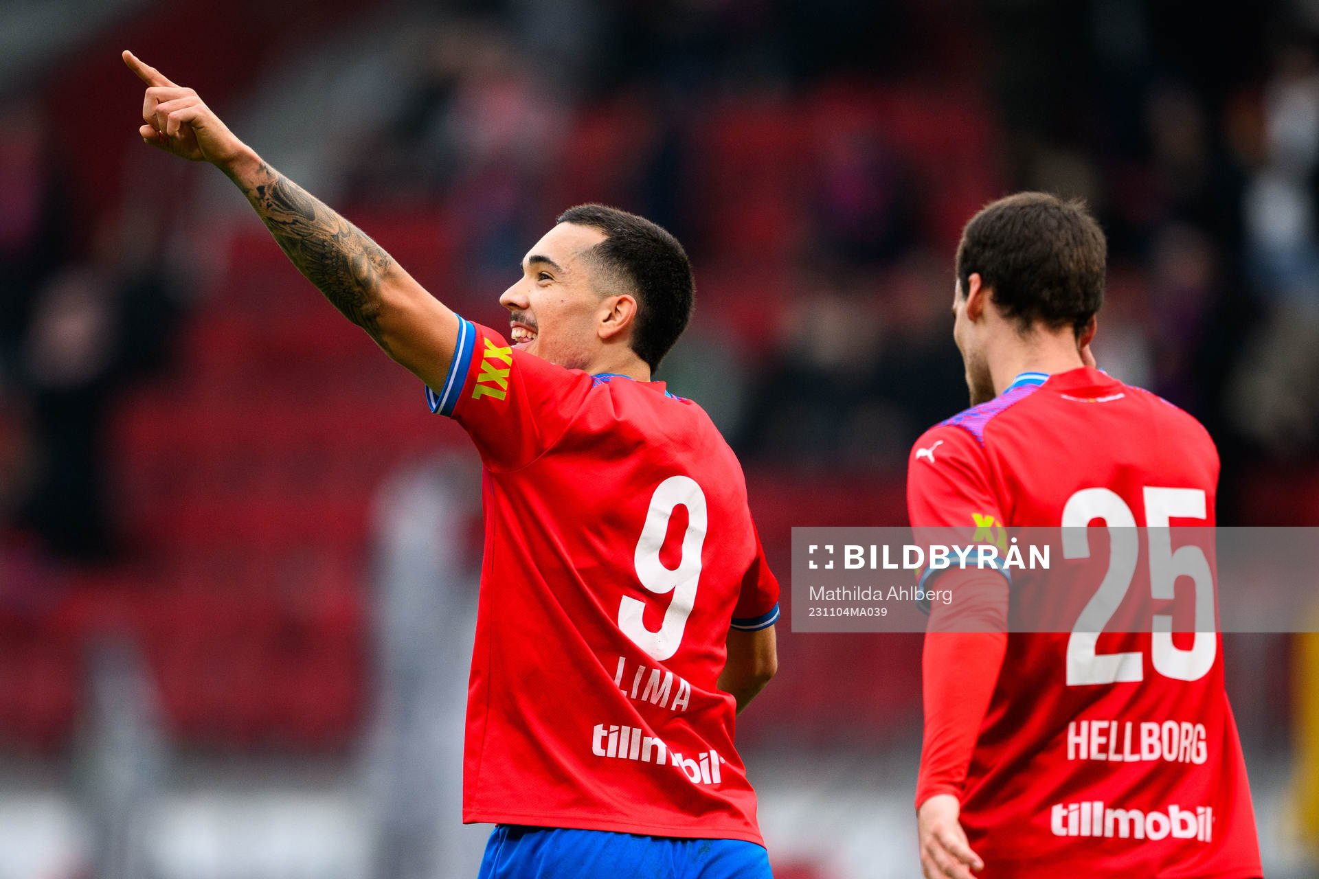 Helsingborgs Lucas Lima jublar