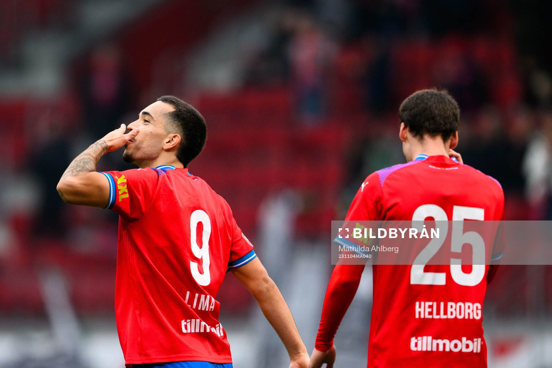 Helsingborgs Lucas Lima jublar