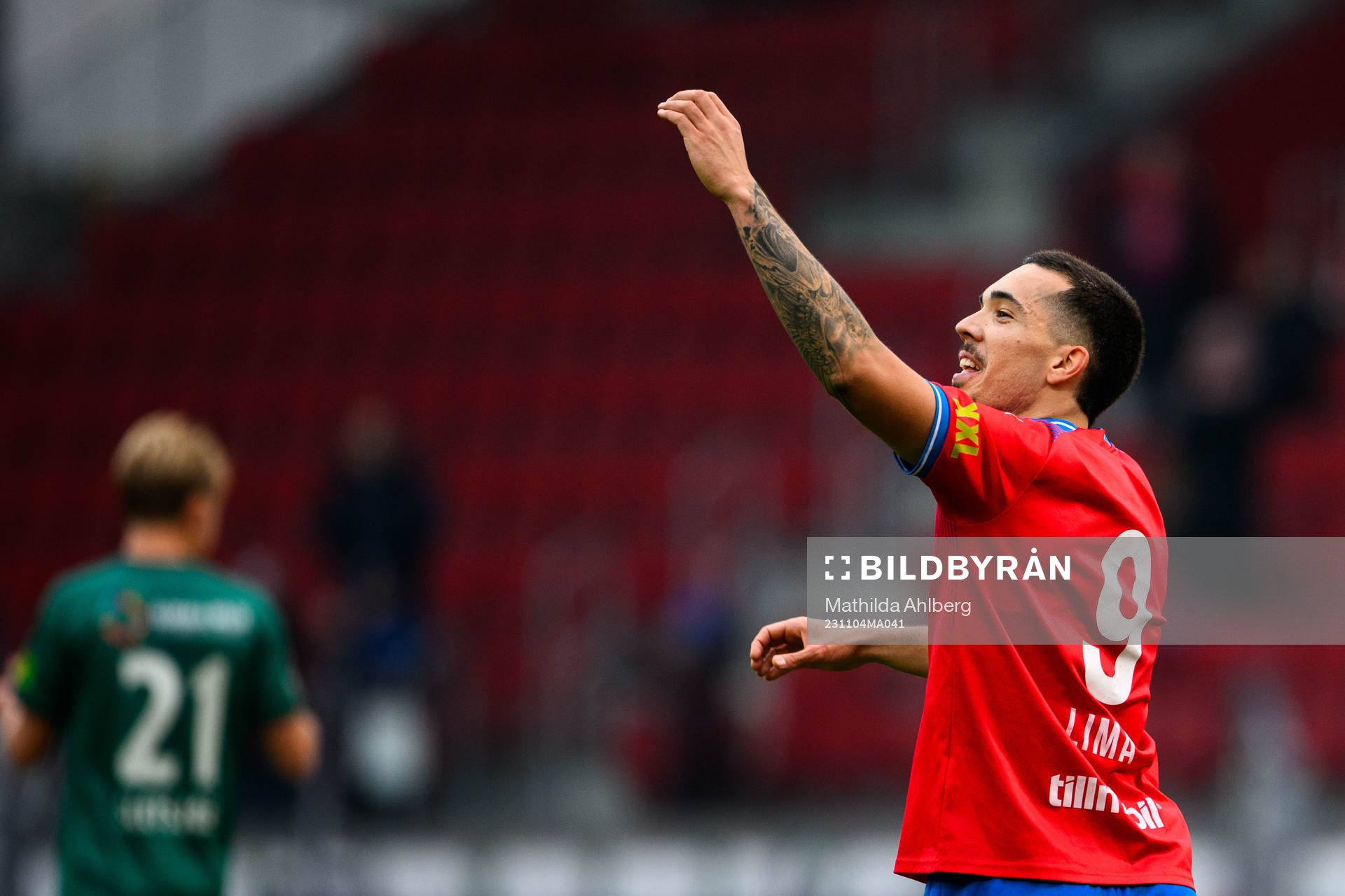 Helsingborgs Lucas Lima jublar