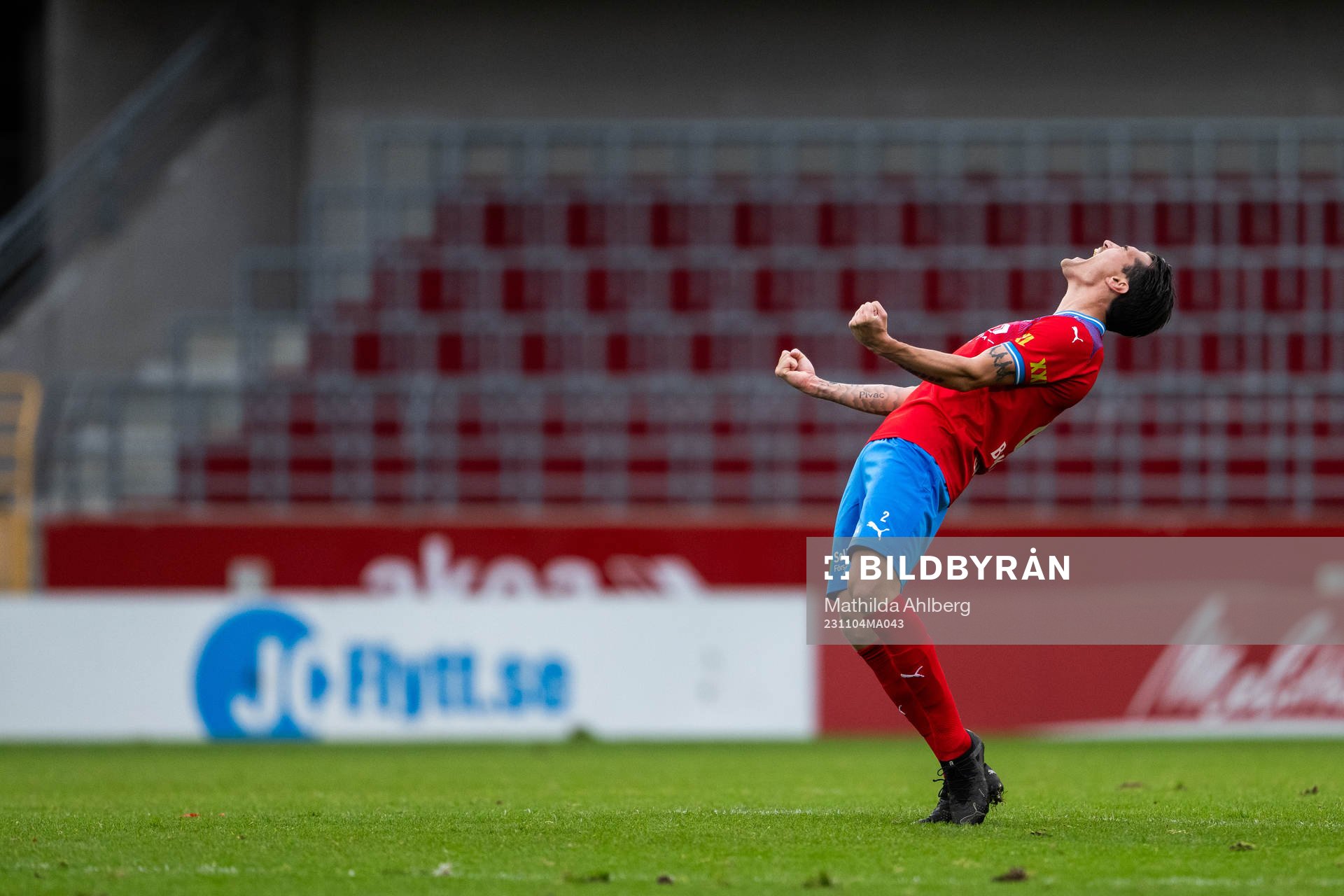 Helsingborgs Jon Birkfeldt jublar