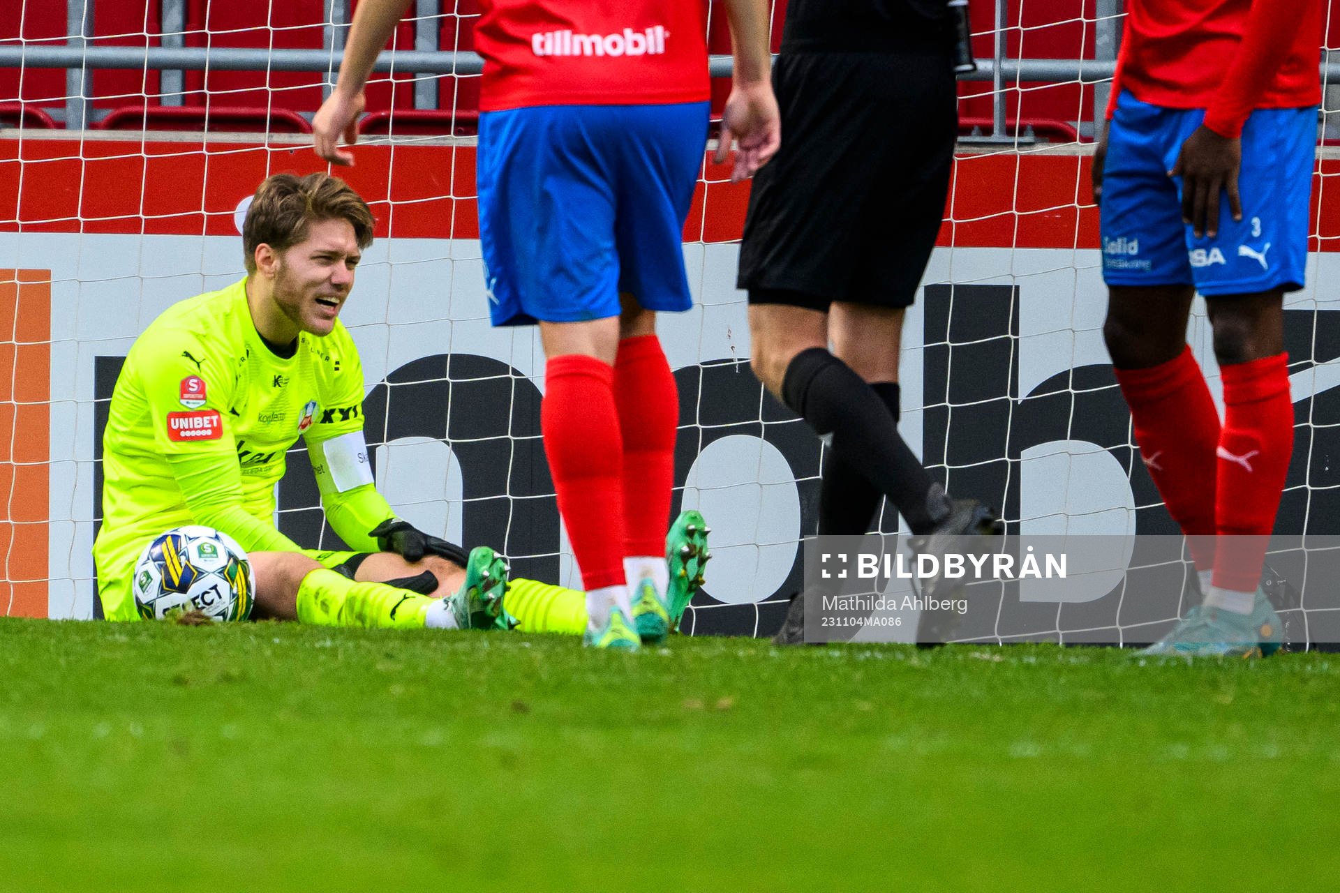 Helsingborgs målvakt Kalle Joelsson