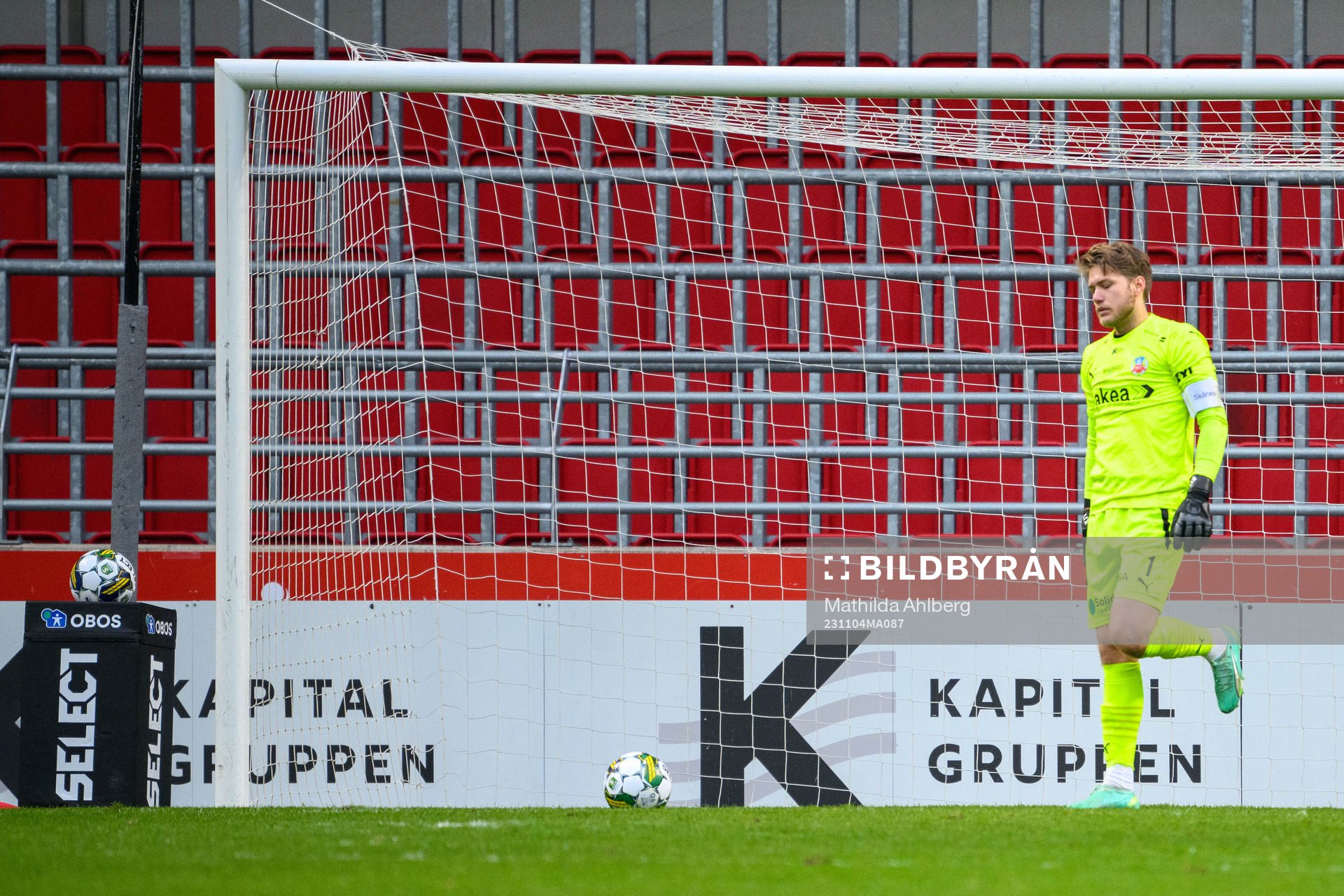 Helsingborgs målvakt Kalle Joelsson