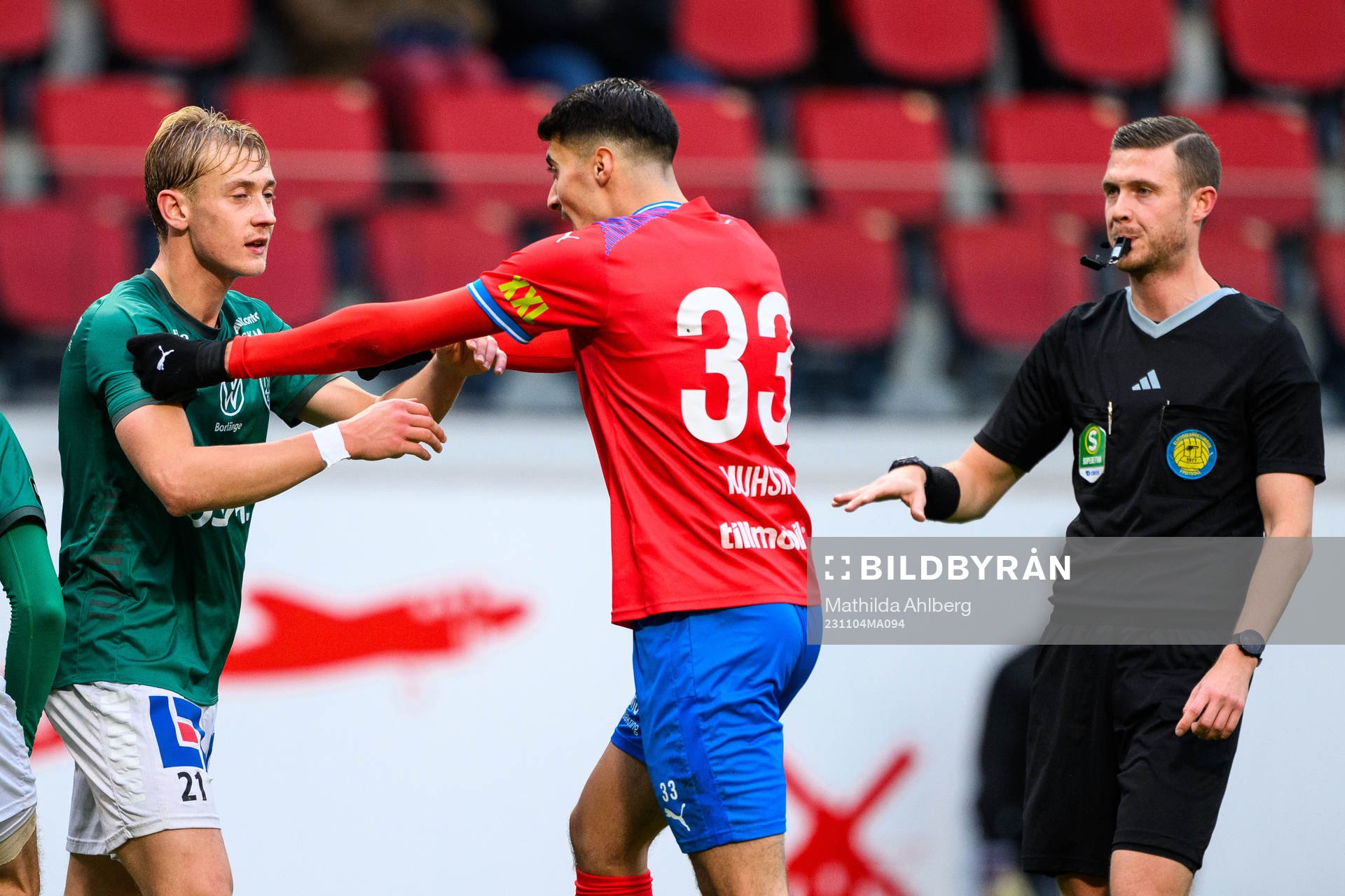 Brages Henry Sletsjøe, Helsingborgs Amar Muhsin  och