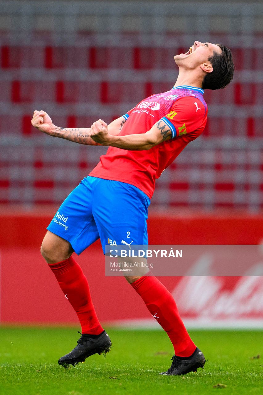 Helsingborgs Jon Birkfeldt jublar