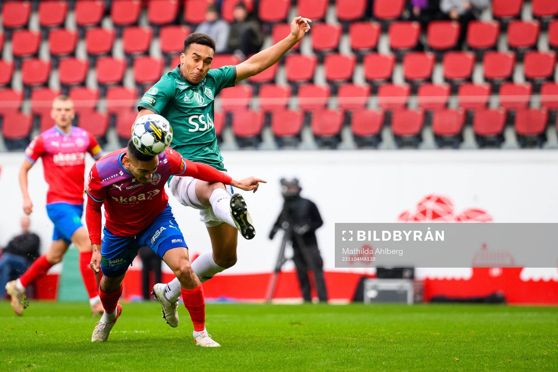 Helsingborgs Cole Alexander gör 1-0