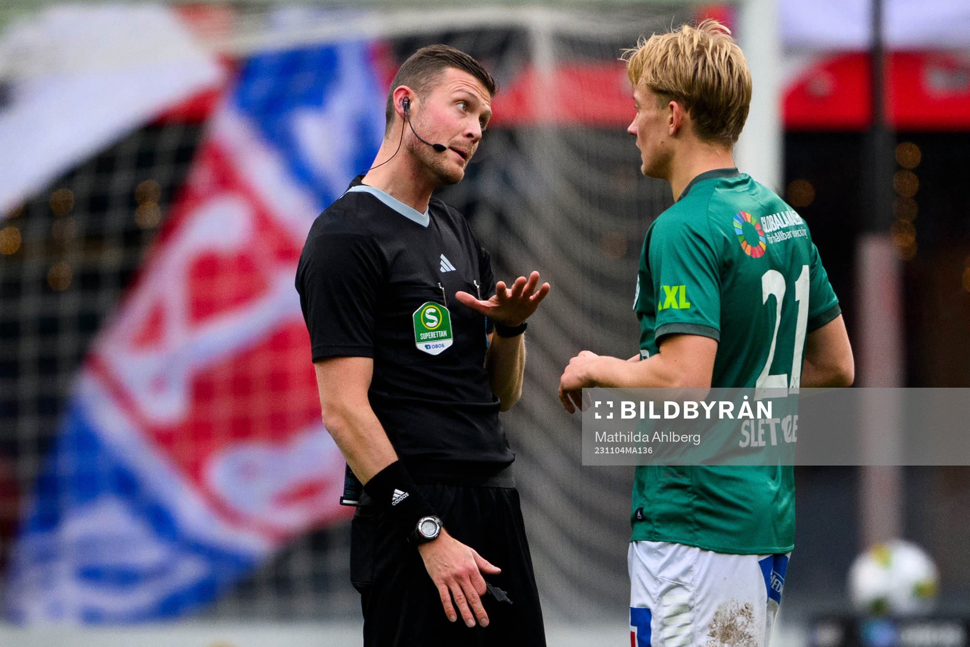Domare Erik Mattsson och Brages Henry Sletsjøe